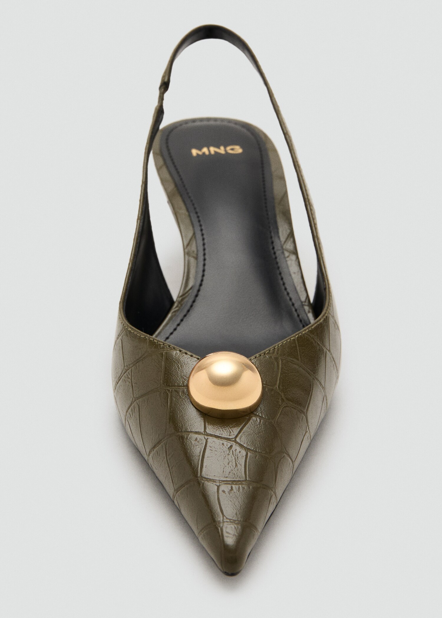 Croc-effect leather shoes - Details of the article 2