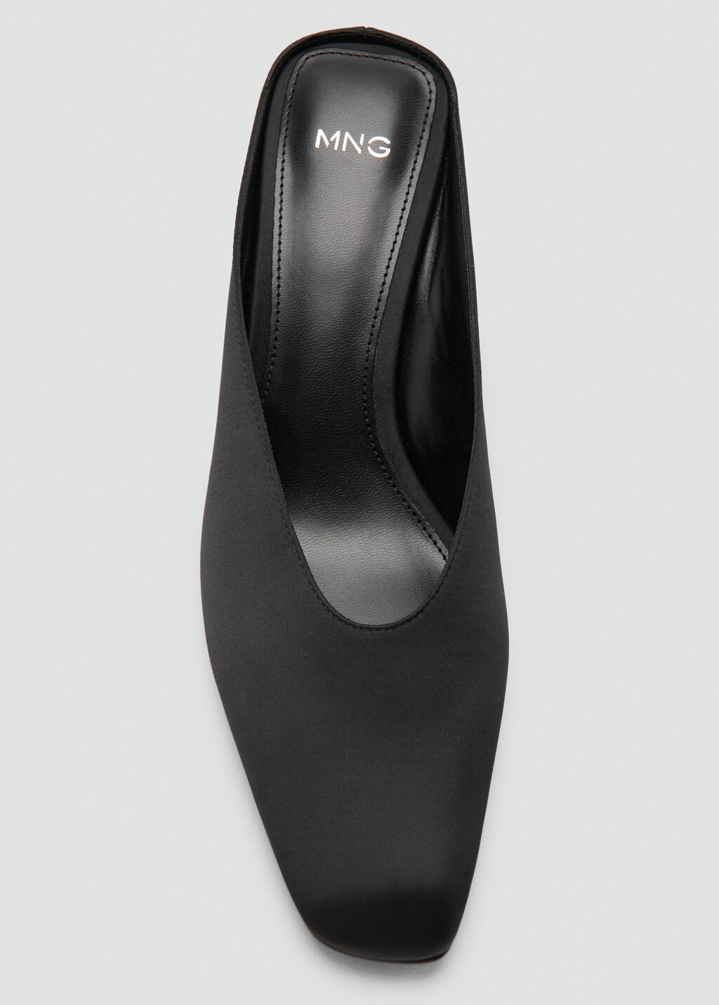 Mango Square toe wedge shoe