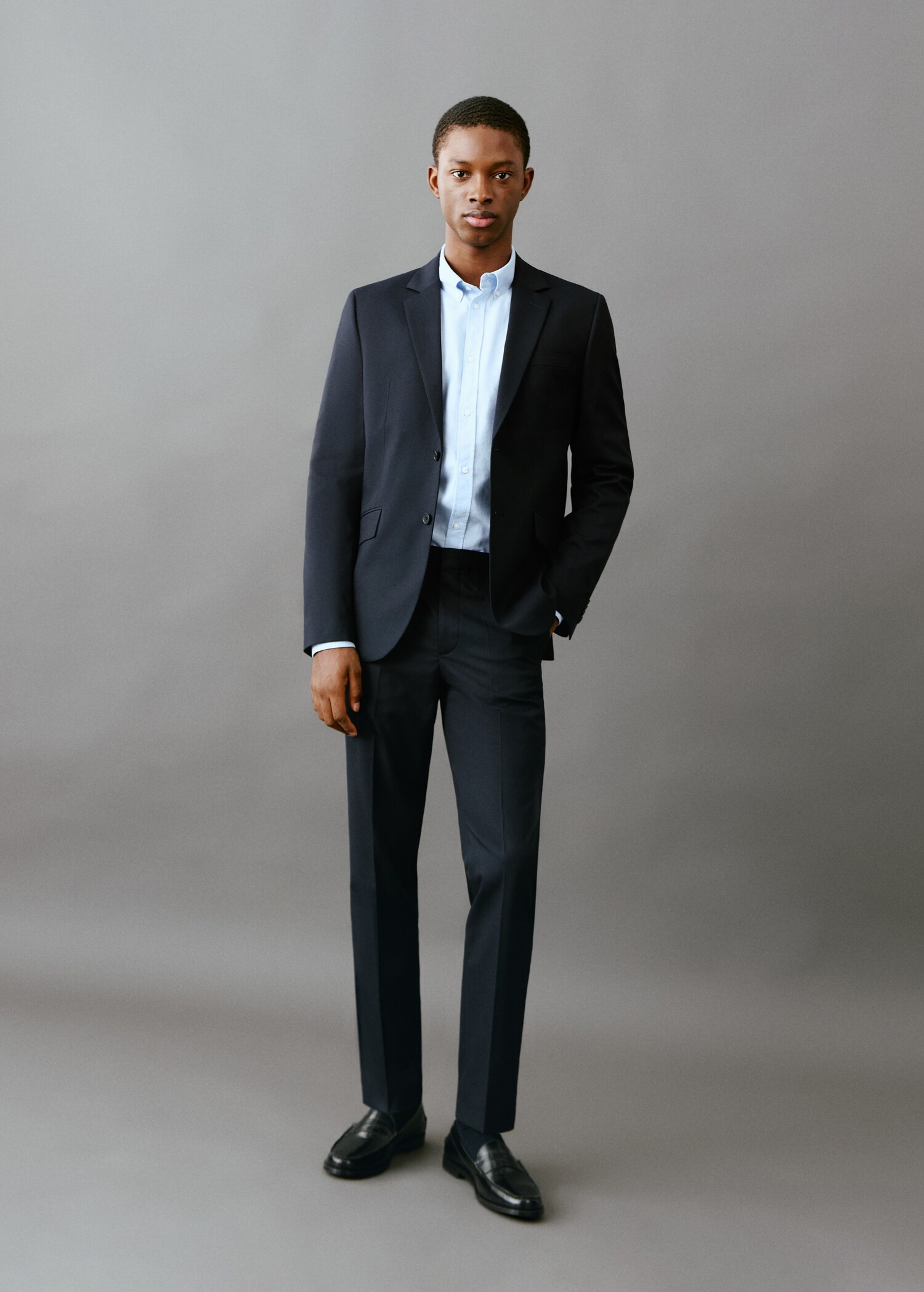 Straight suit trousers - Details of the article 4