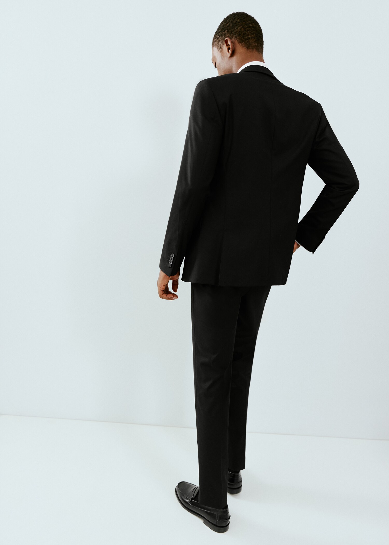 Straight suit trousers - Details of the article 4