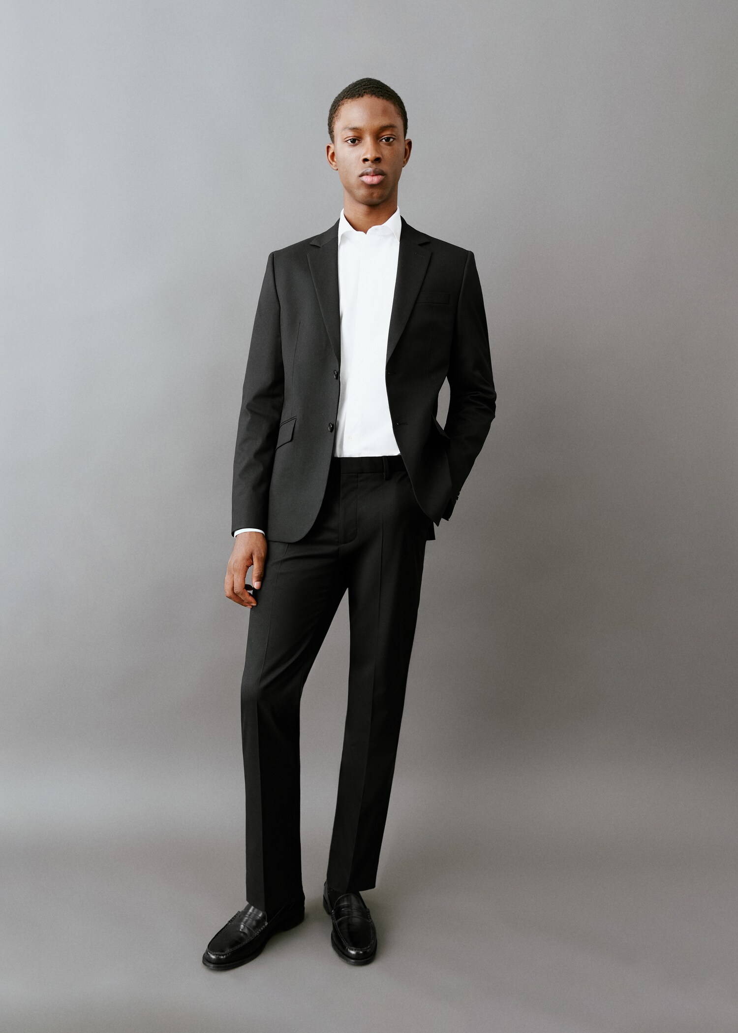 Straight suit trousers - Details of the article 6