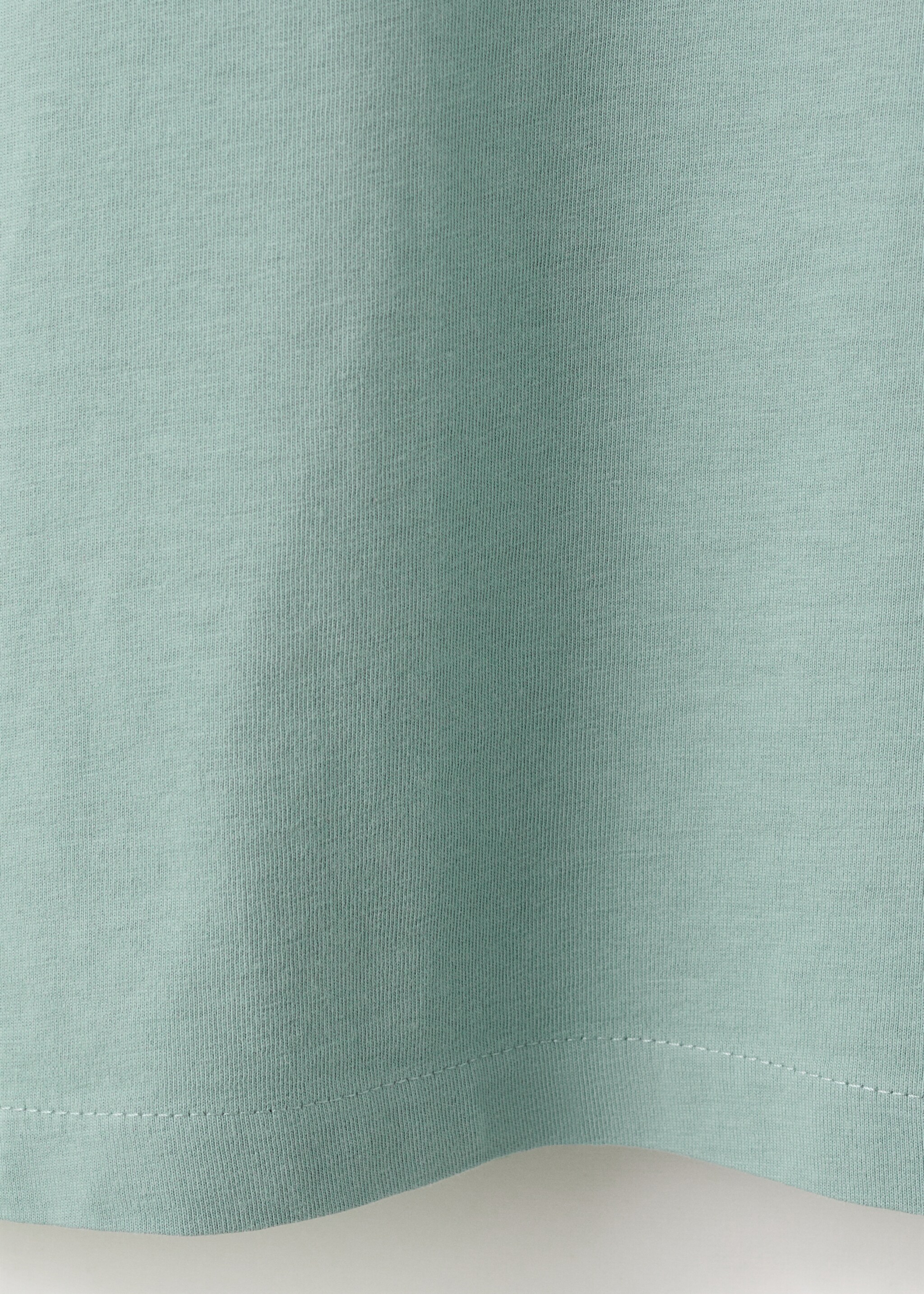 Cotton polo shirt - Details of the article 0, Aqua Green. Ref: 27004062-00.