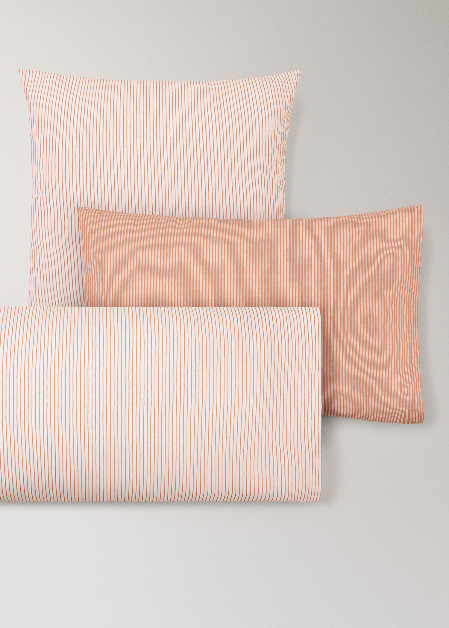 Children's pillowcase in cotton percale with stripes 45x110cm - Details of the article 3