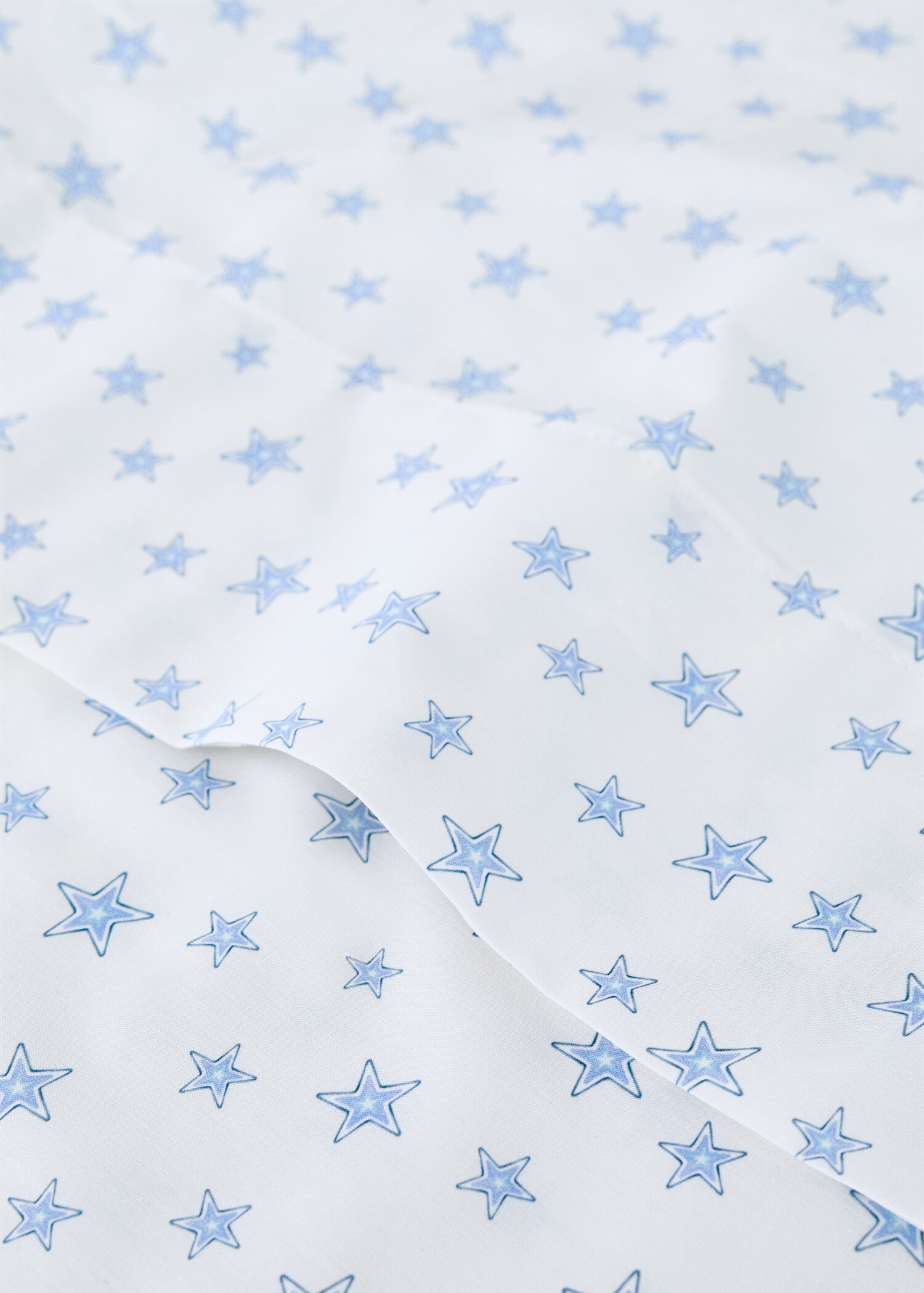 Children's pillowcase cotton percale stars 45x110 cm - Details of the article 2