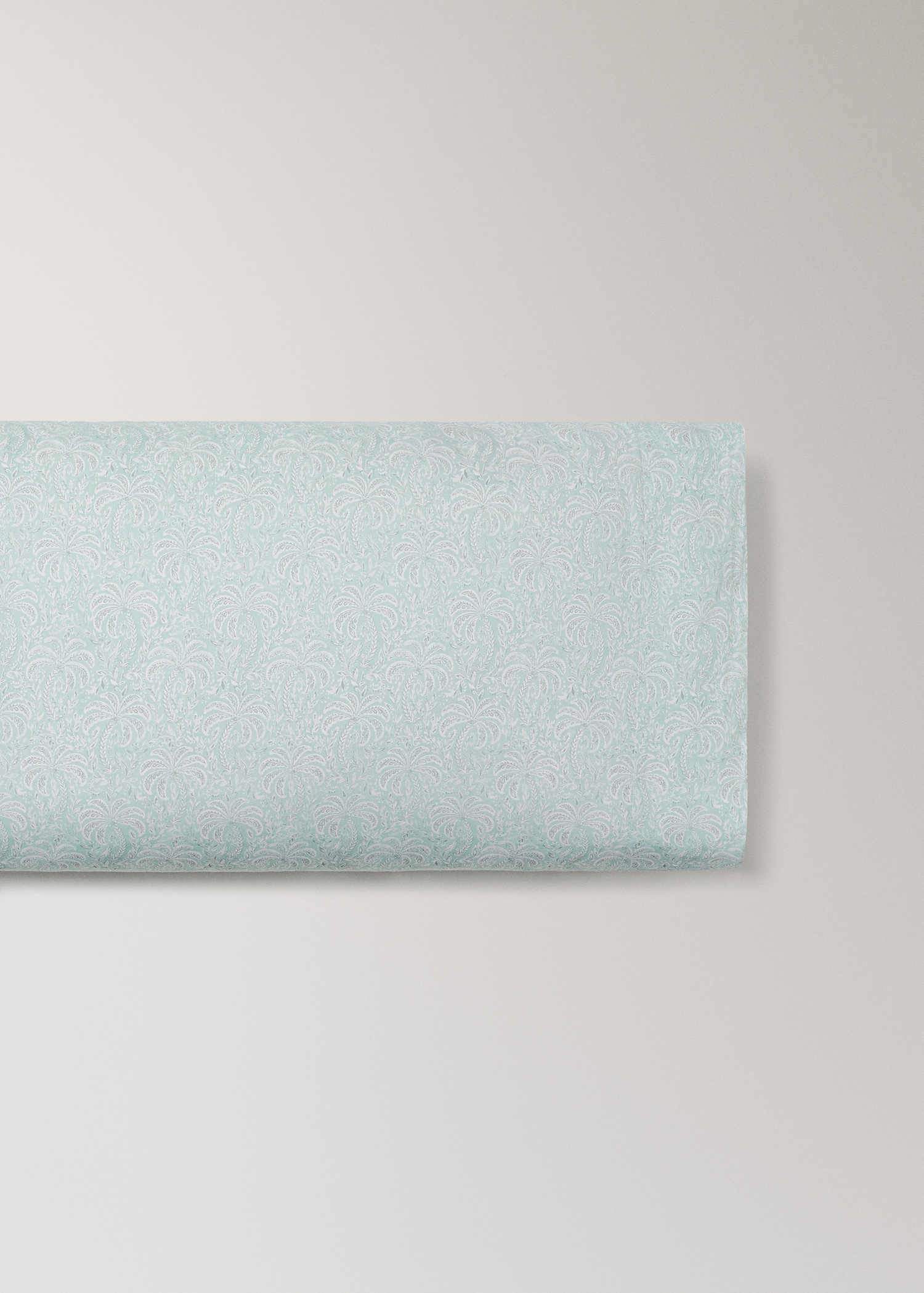 Percale cotton palm tree pillow cover 45x110 cm - Article without model