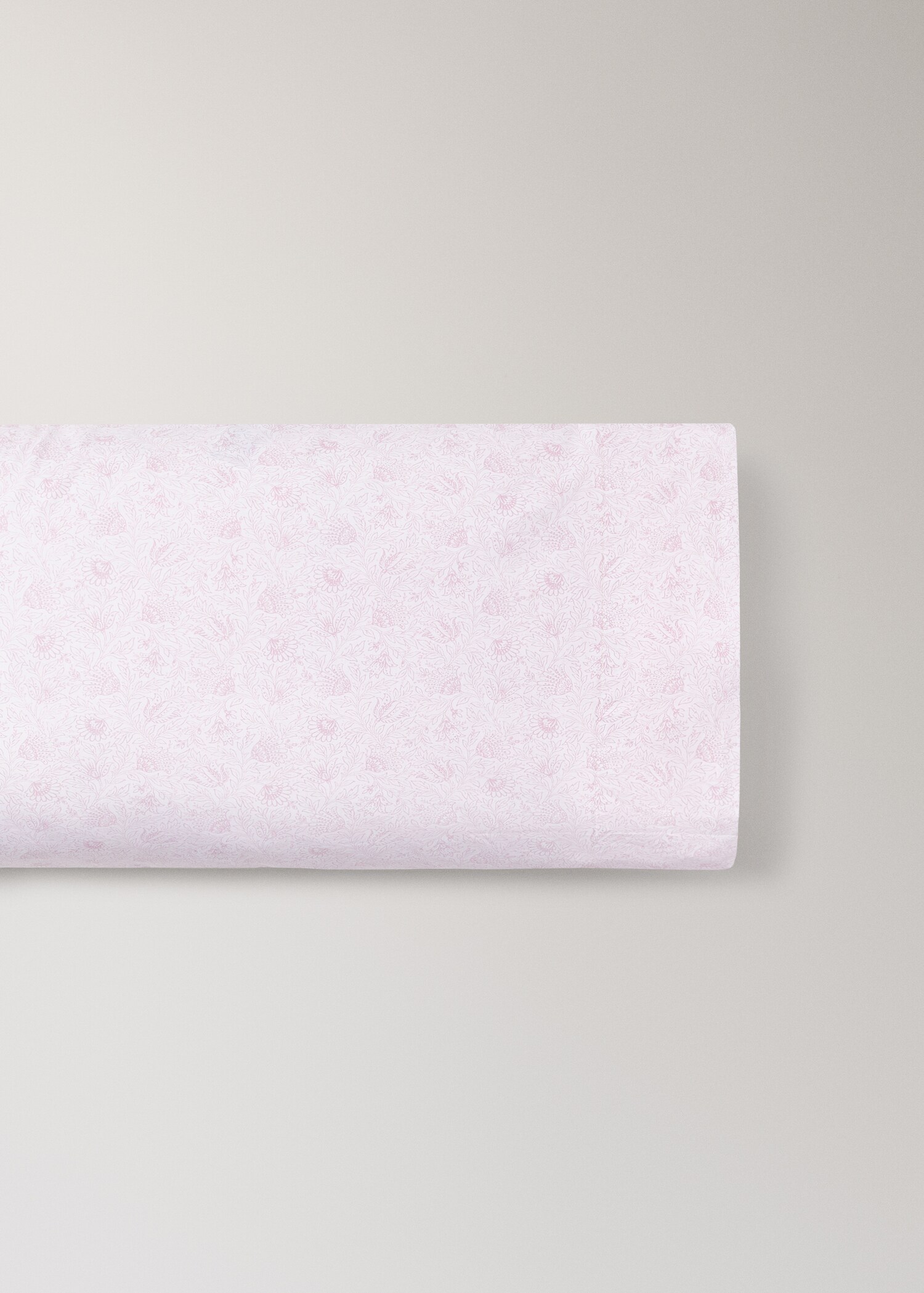 Children's pillowcase in floral cotton percale 45x110 - Article without model