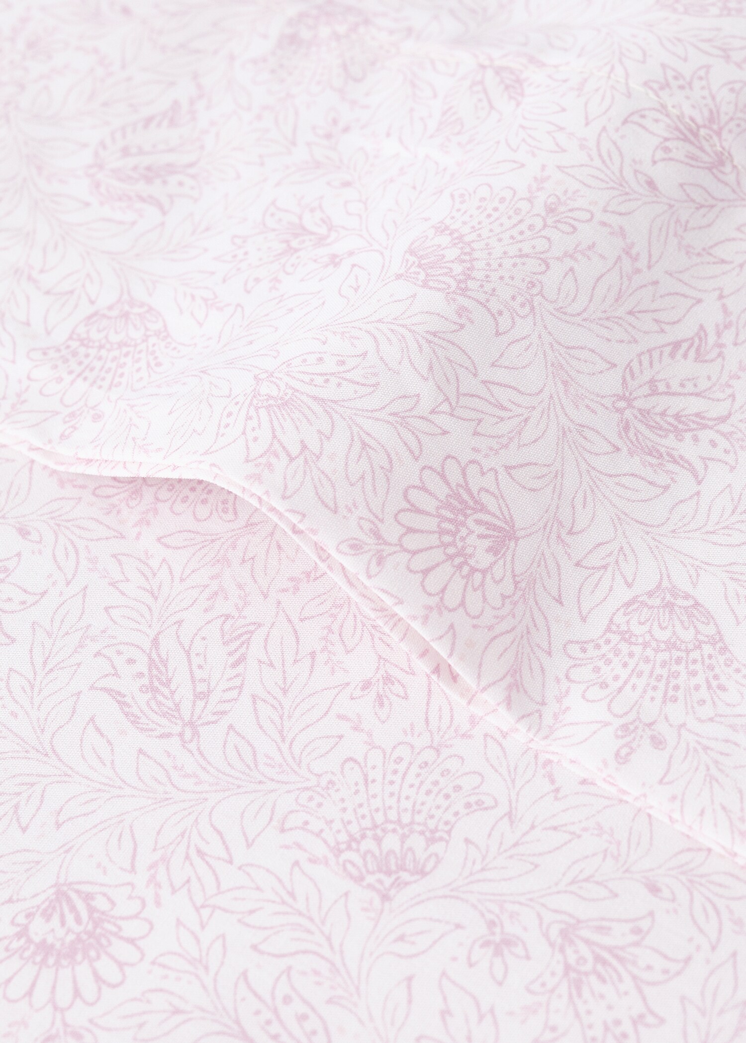 Children's pillowcase in floral cotton percale 45x110 - Details of the article 2