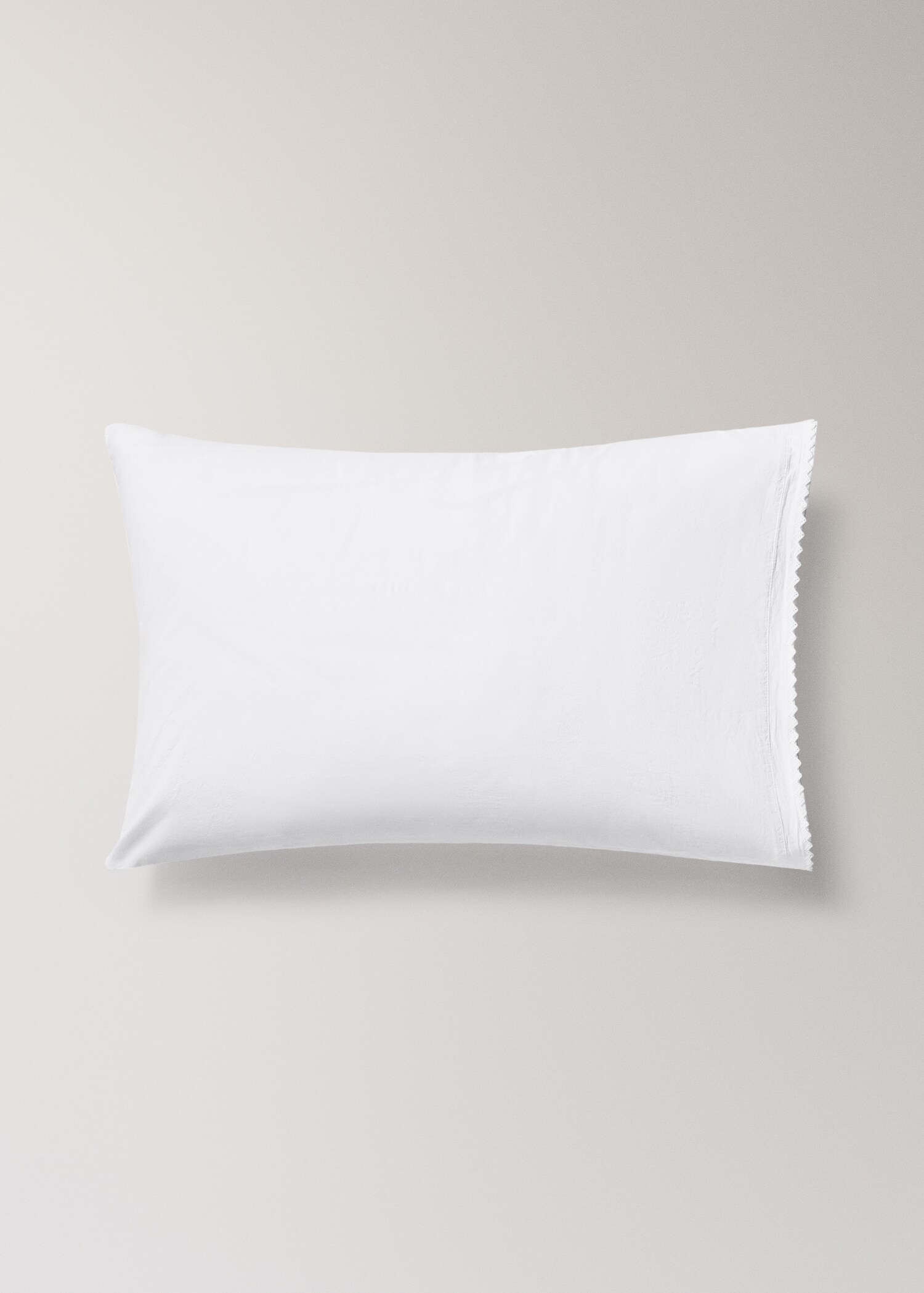 Children's pillowcase percal garment-washed 50X75 cm - Article without model