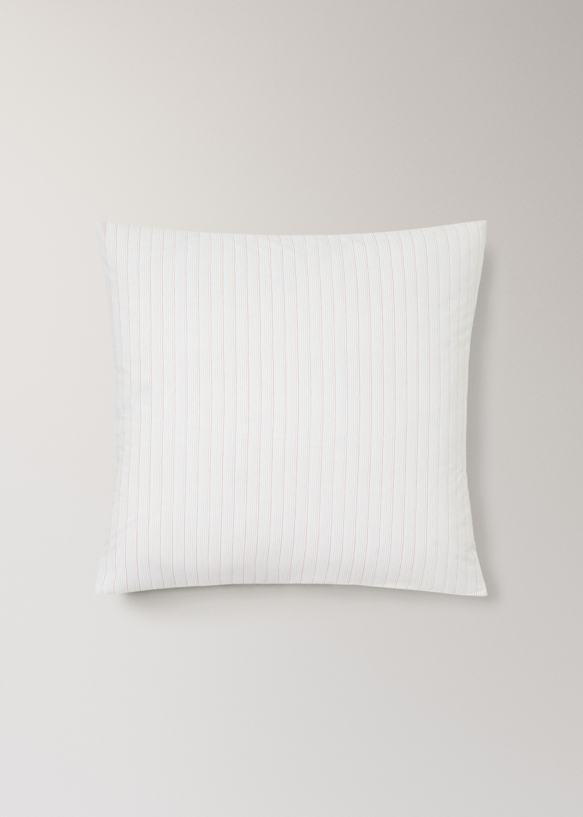 Children's cotton floral pillow cover 60x60 cm - Article without model, Pink. Ref: 27004092-00.