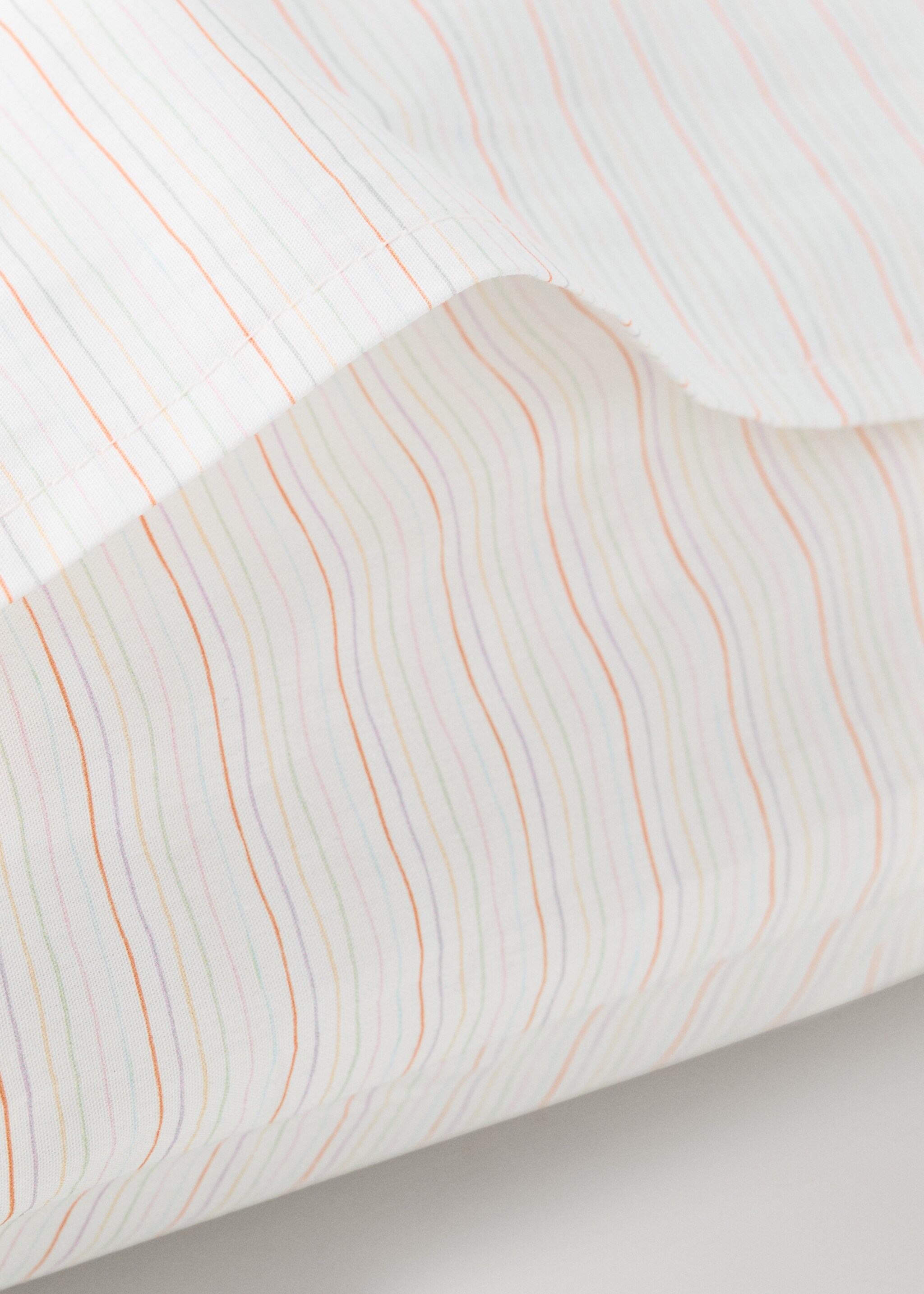 Children's cotton floral pillow cover 60x60 cm - Details of the article 2, Pink. Ref: 27004092-00.