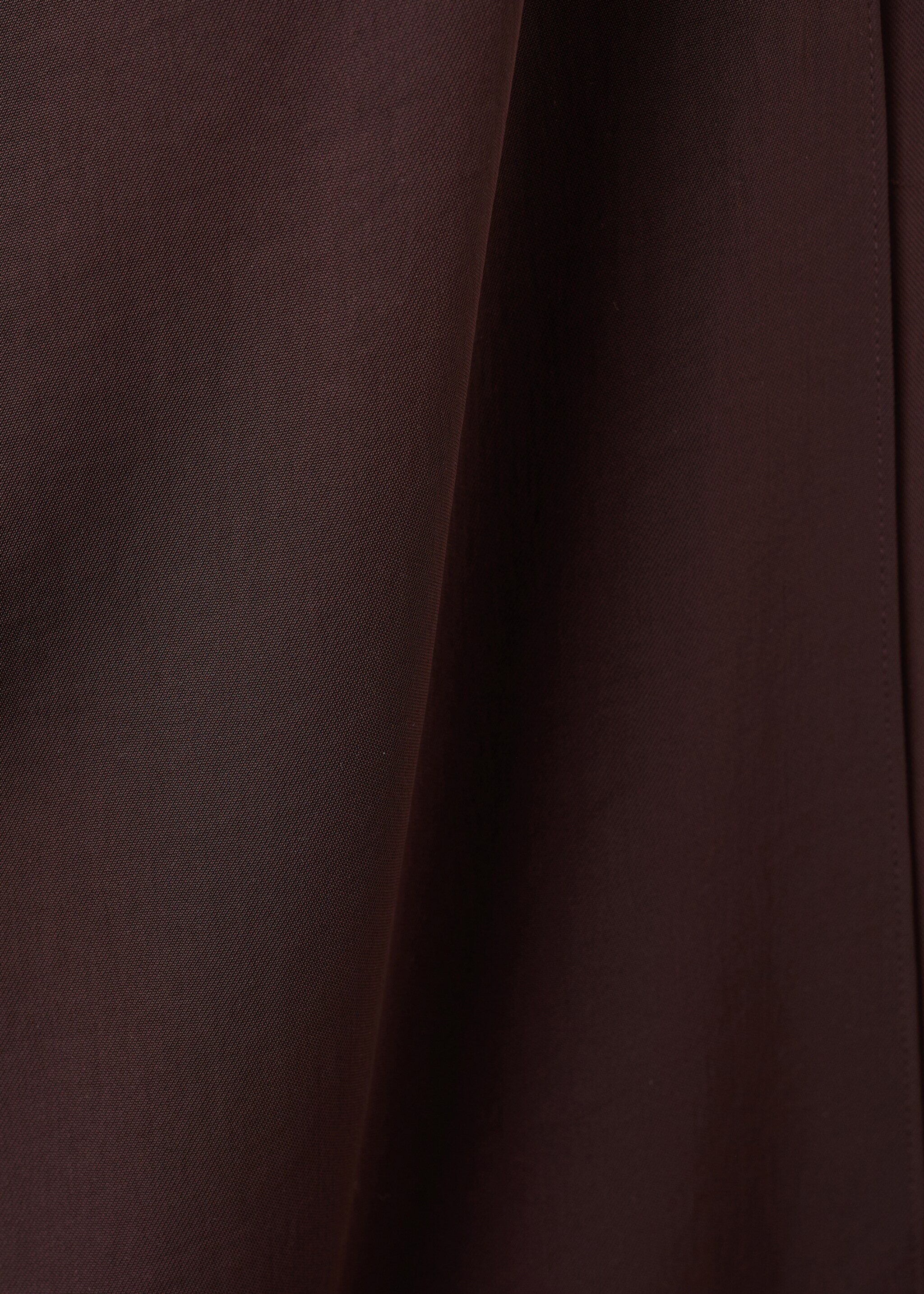 Asymmetrical dress with scarf - Details of the article 0, Chocolate. Ref: 27004093-00.