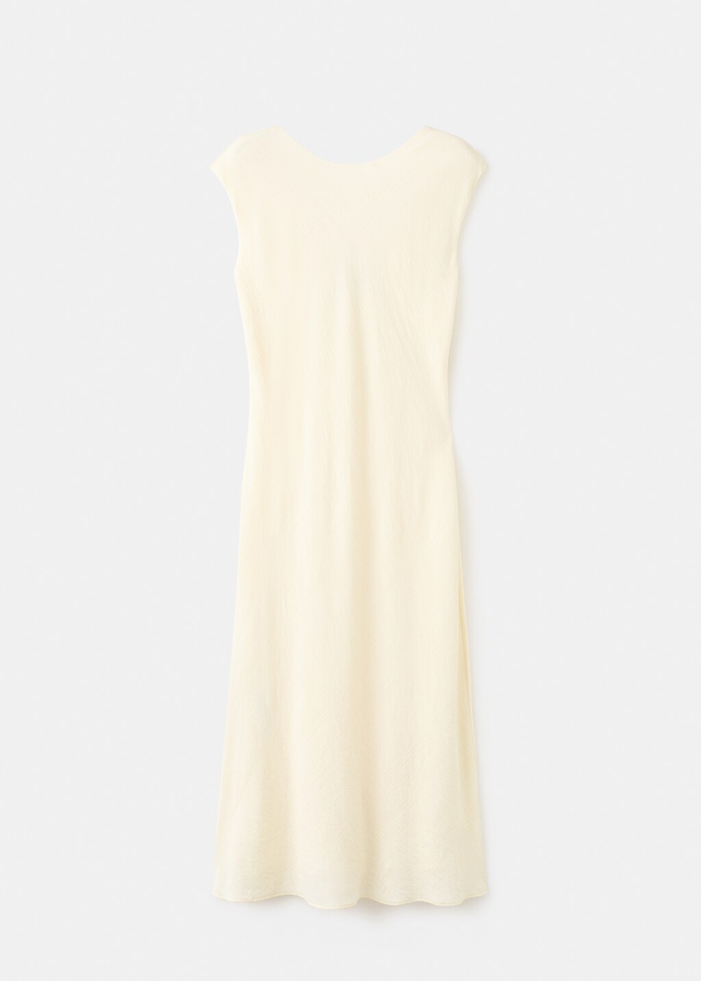 Open-back textured dress - image 2