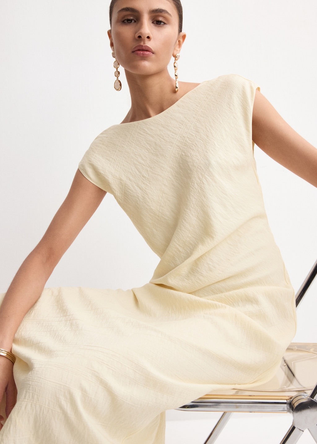 Mango - Open back dress | Plush
