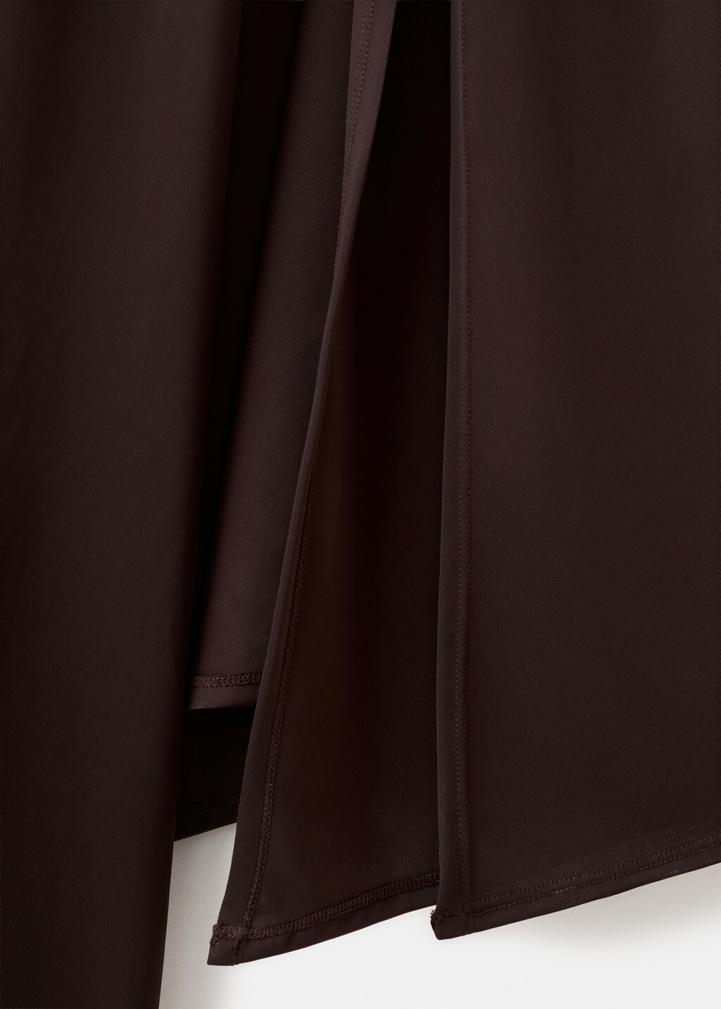 Long-sleeved slit dress - image 5