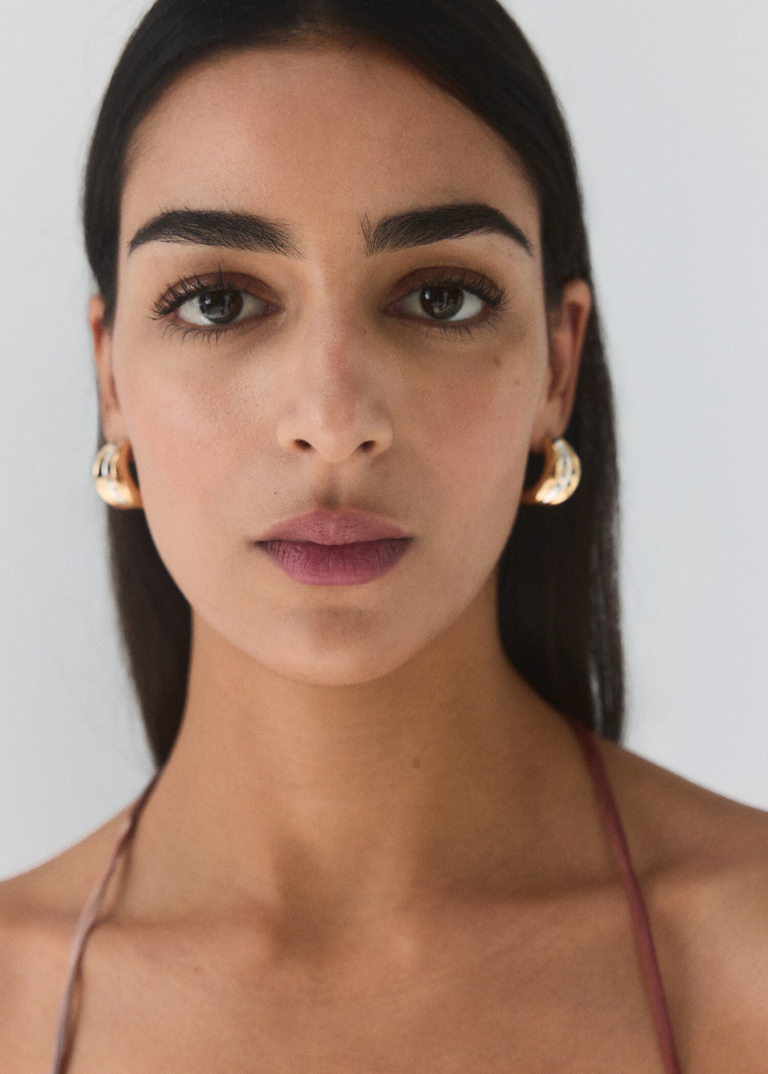 Robe bustier fleurs - Plan moyen