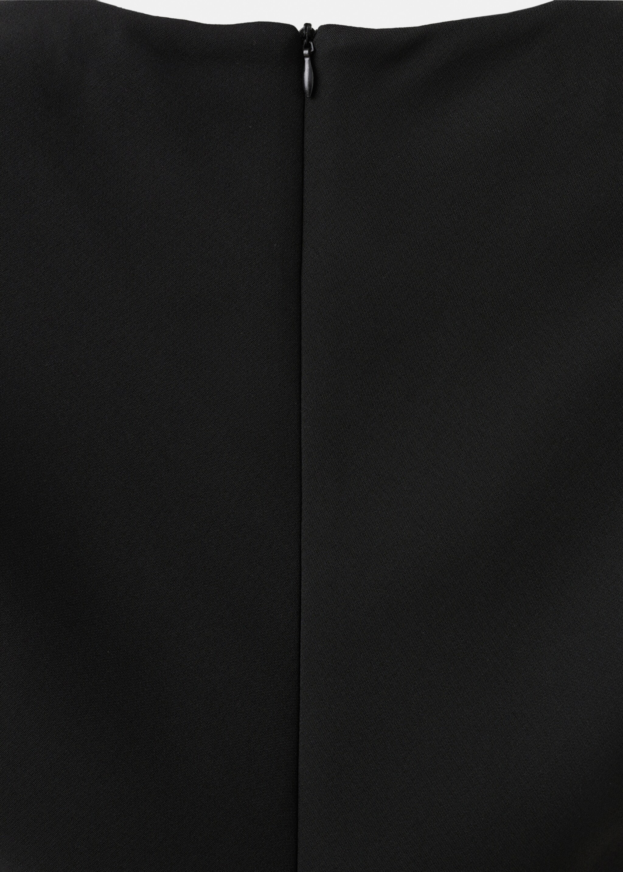 Robe courte évasée - Détail de l'article 8, Noir. Ref: 27004103-00.