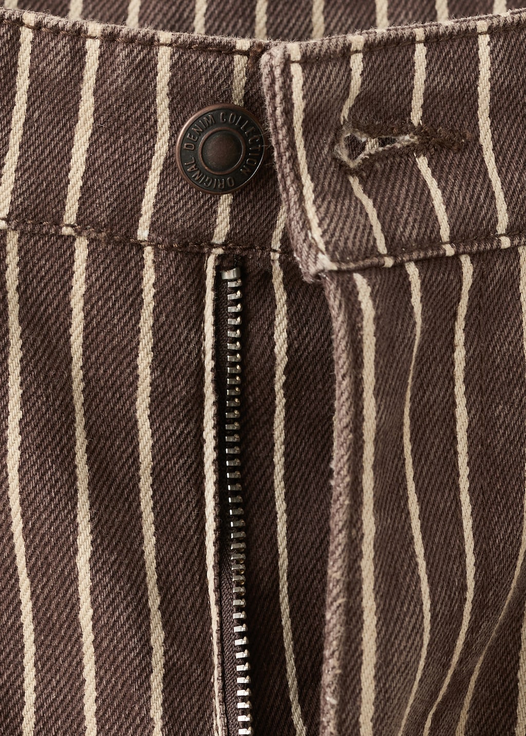 Mango Wide leg striped jeans thumbnail