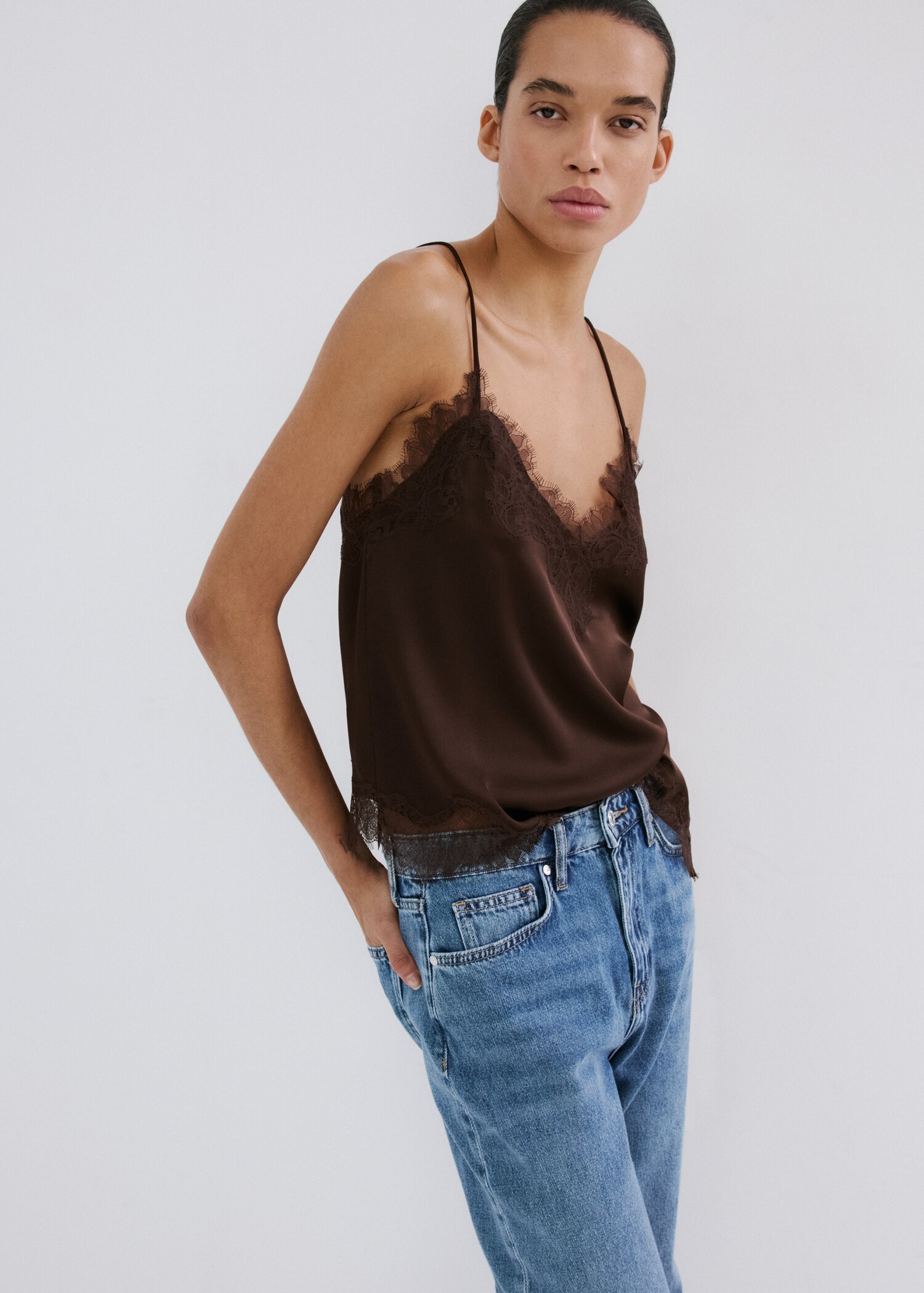 Τζιν Matilda ίσιο μεσαίος καβάλος - Πίσω όψη προϊόντος