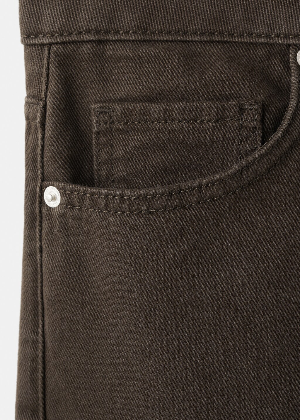 Mango Mid-rise straight jeans