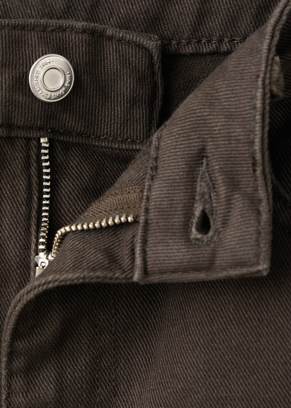 Mango Mid-rise straight jeans