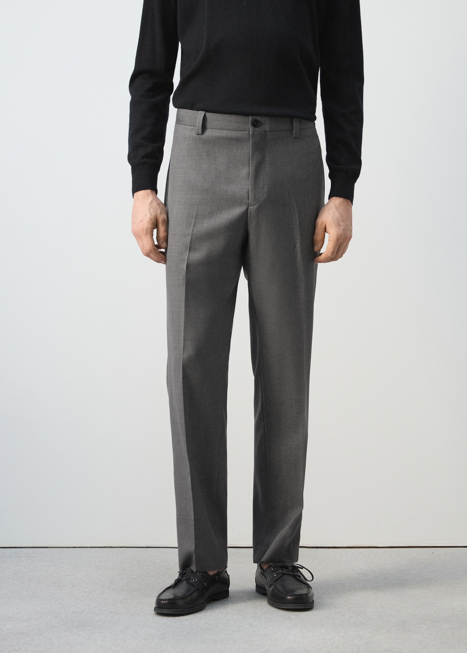 Ricardo regular fit suit trousers - Medium plane