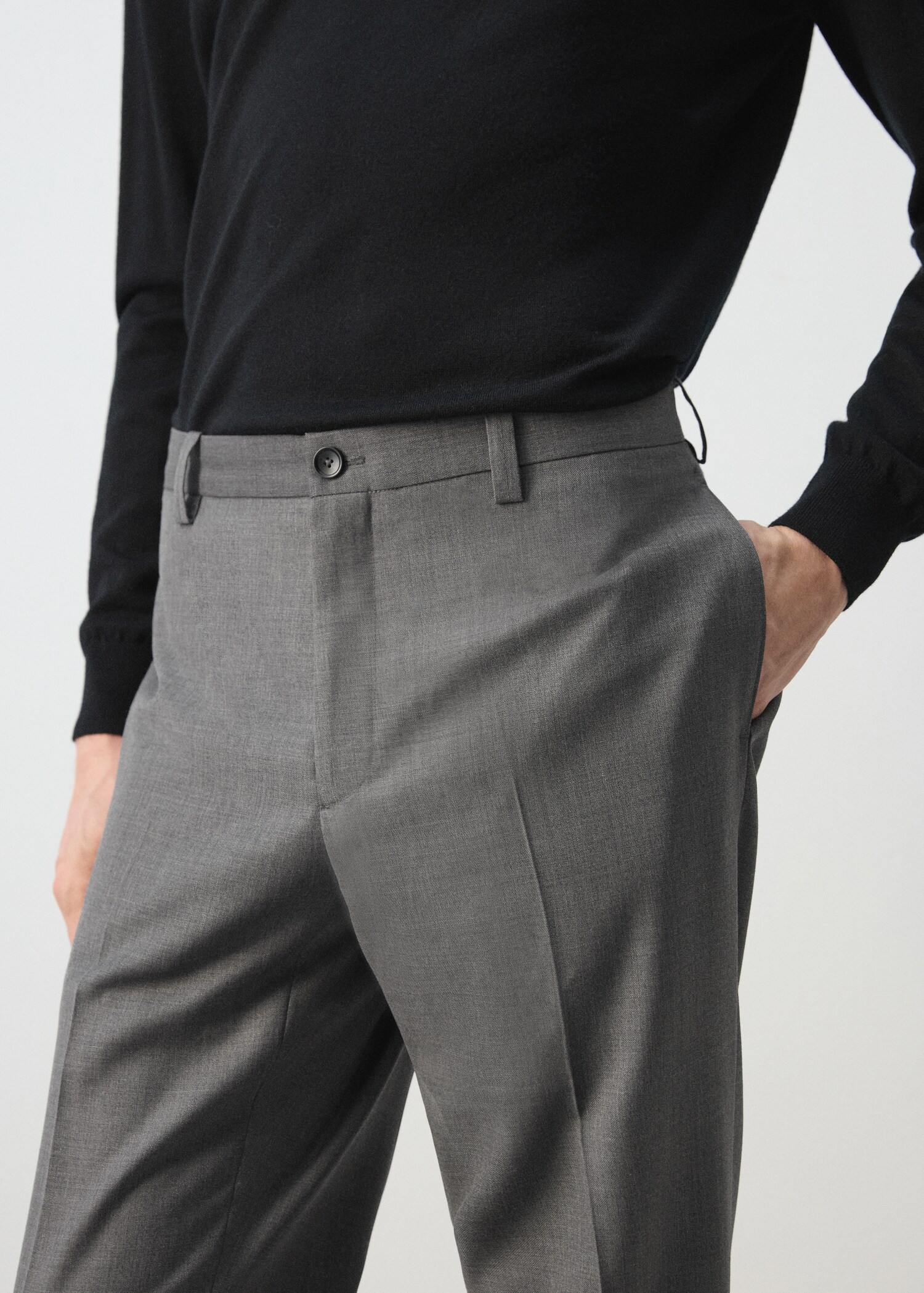 Ricardo regular fit suit trousers - Details of the article 1