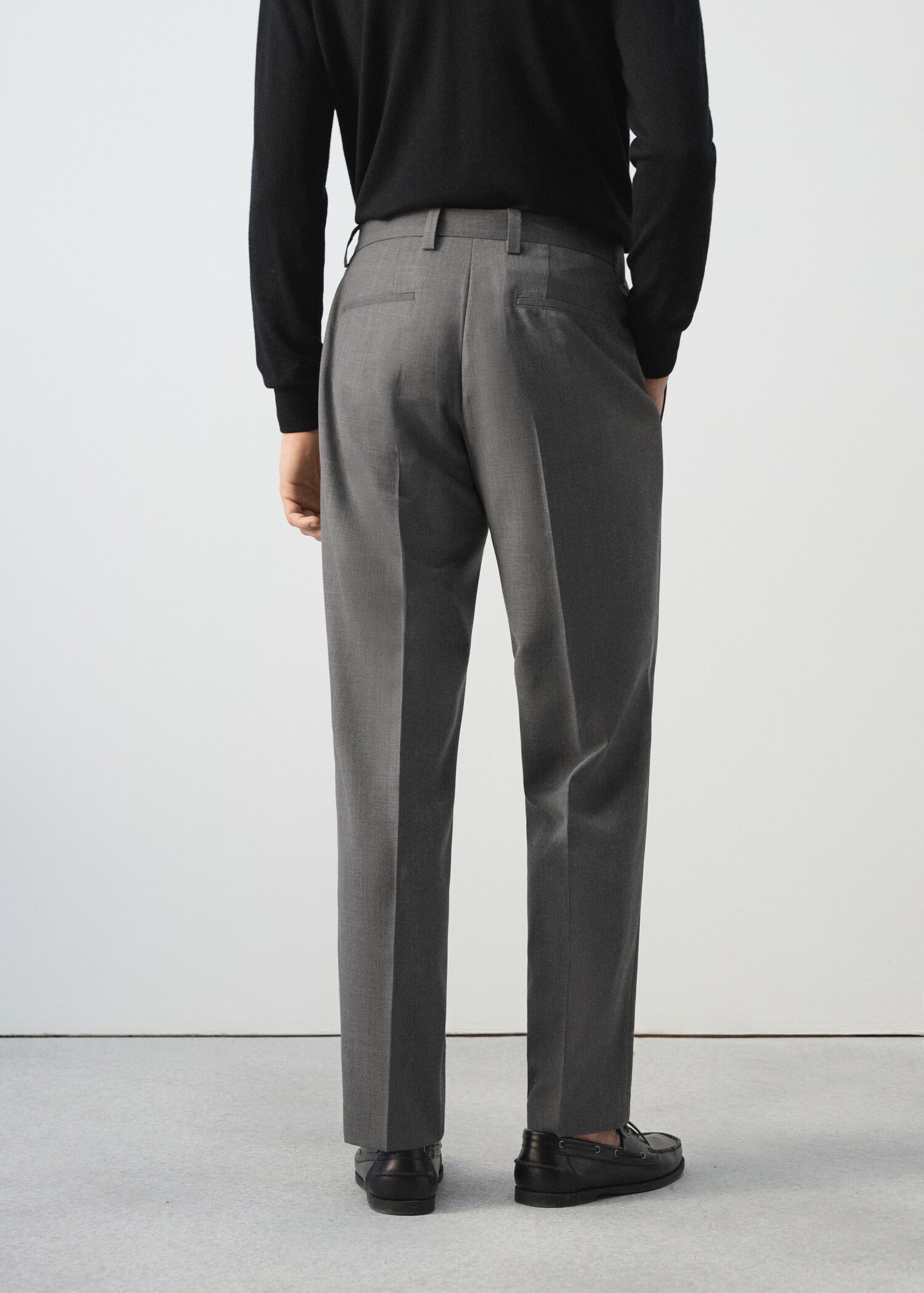 Ricardo regular fit suit trousers - Reverse of the article