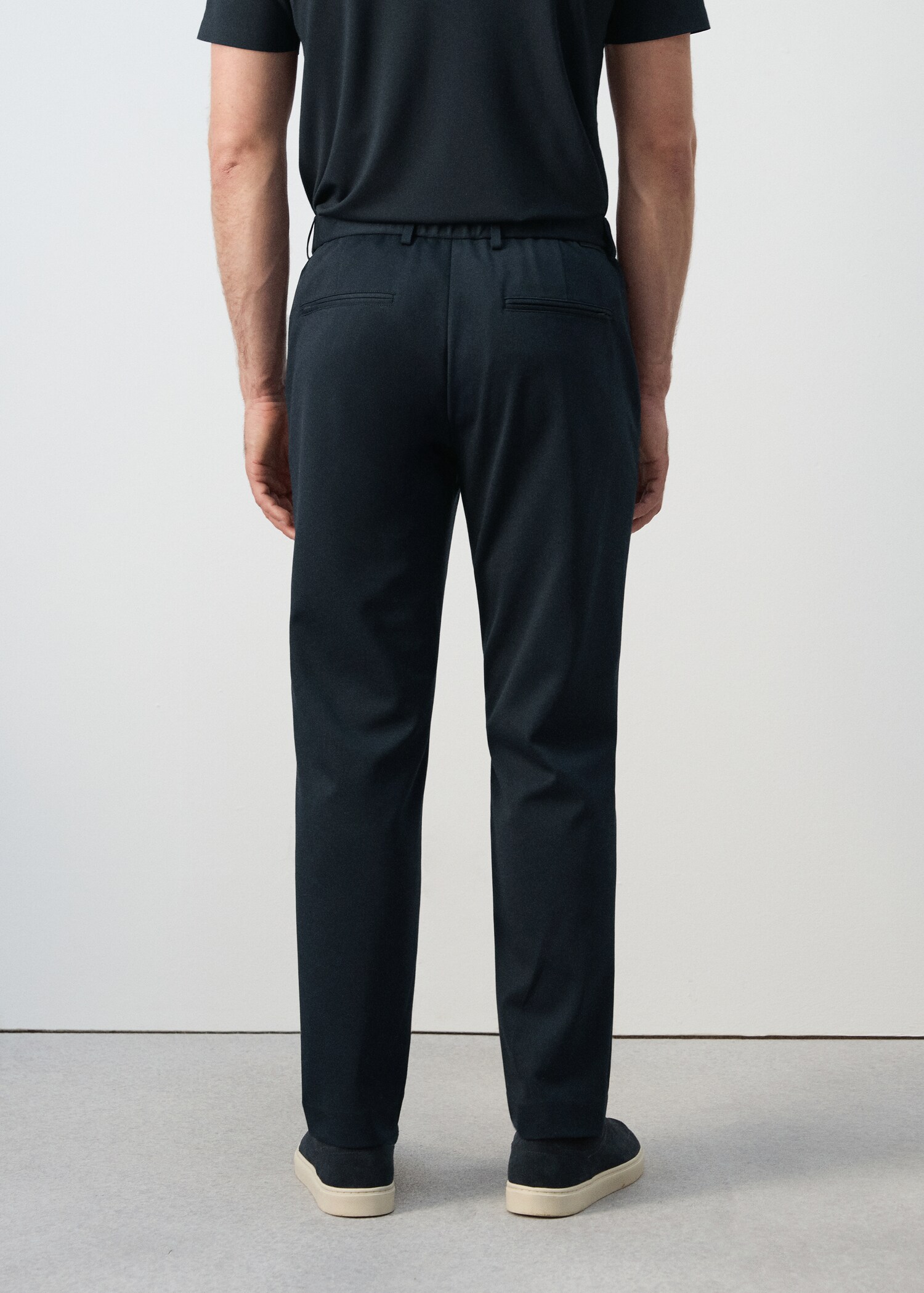 Comfort stretch chino trousers - Reverse of the article