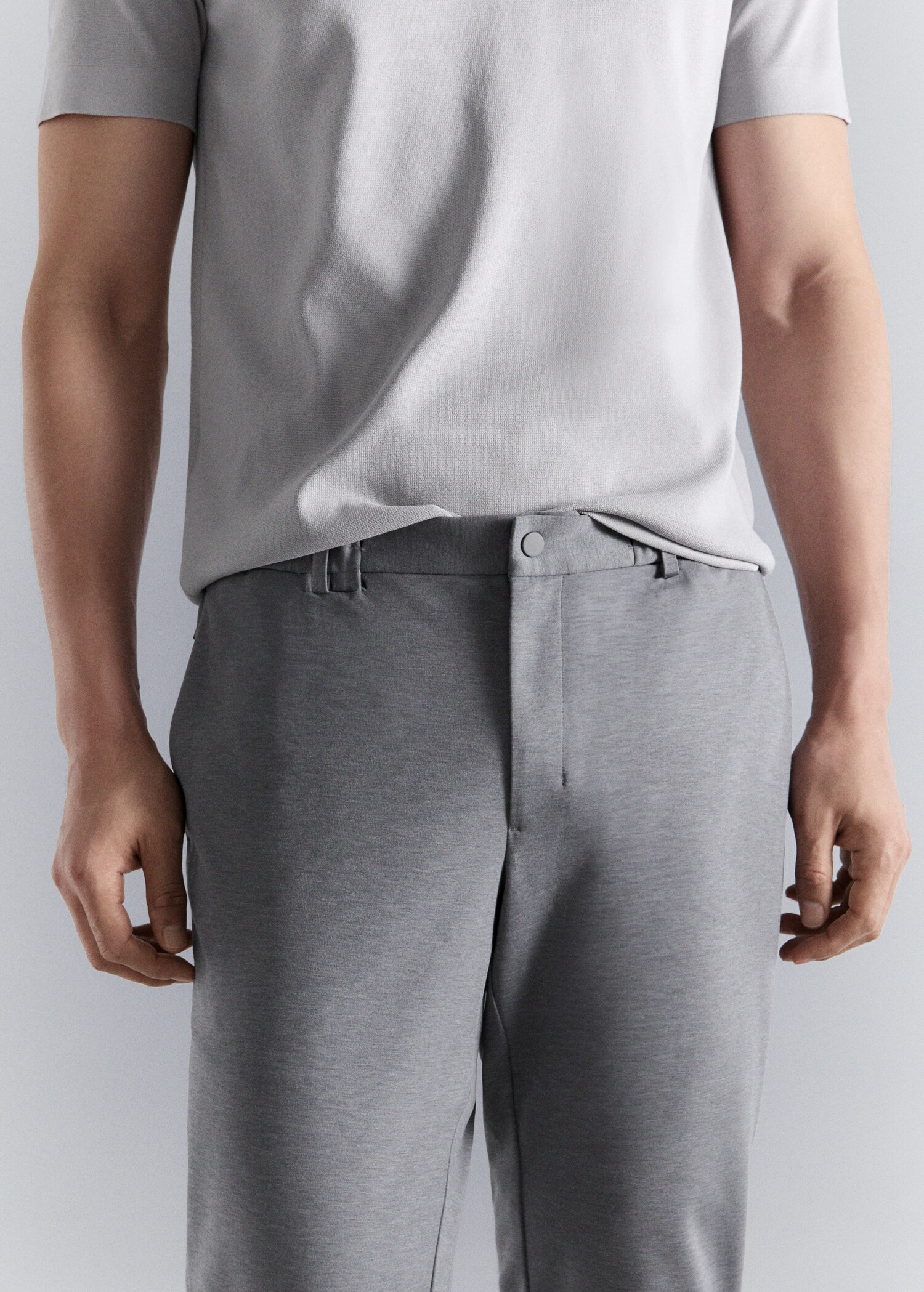 Comfort stretch chino trousers - Details of the article 6