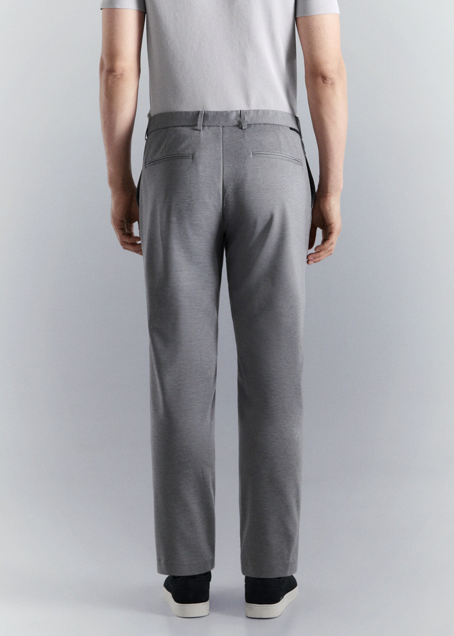 Comfort stretch chino trousers - Reverse of the article