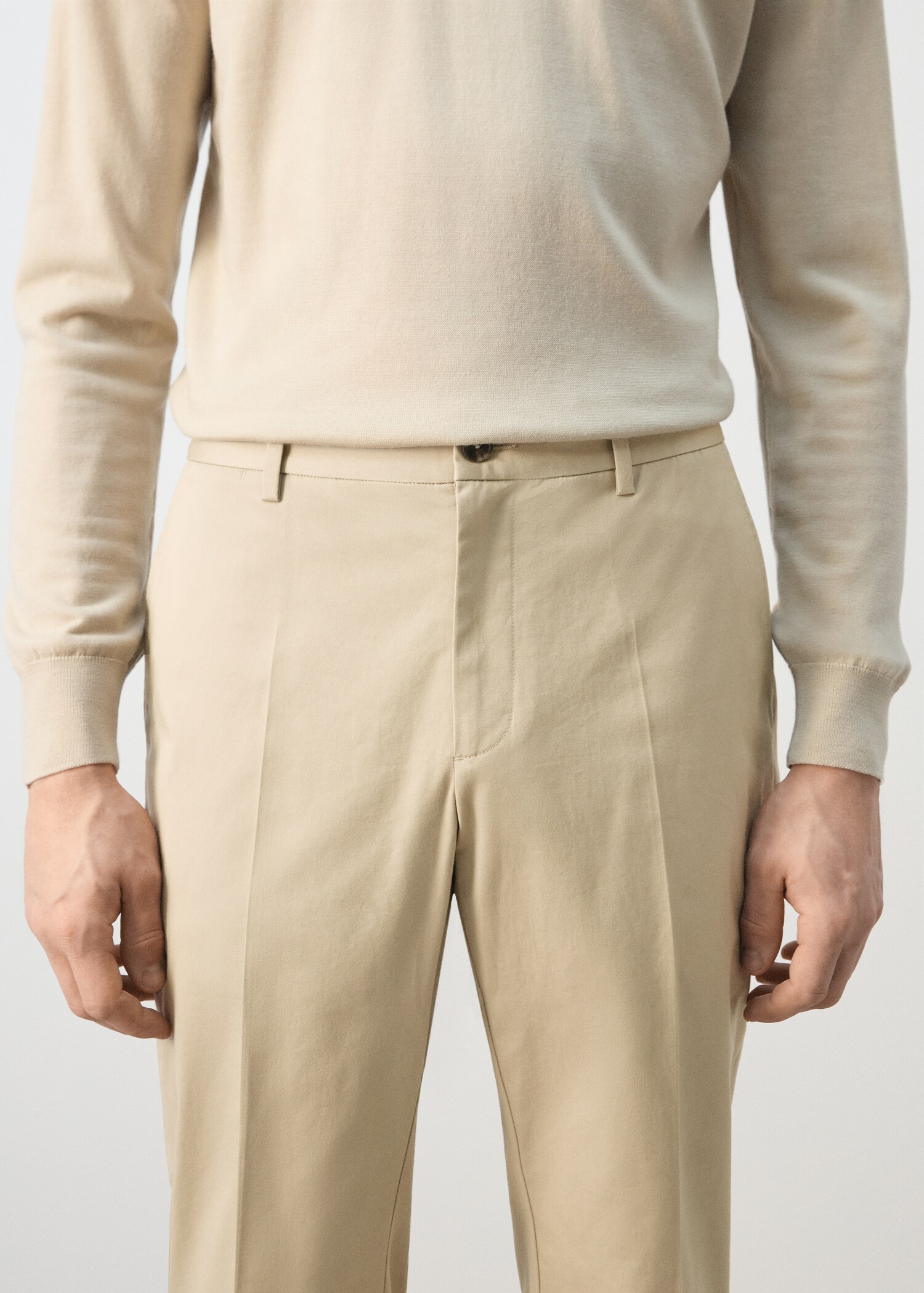 Dublino slim-fit chino trousers - Details of the article 1