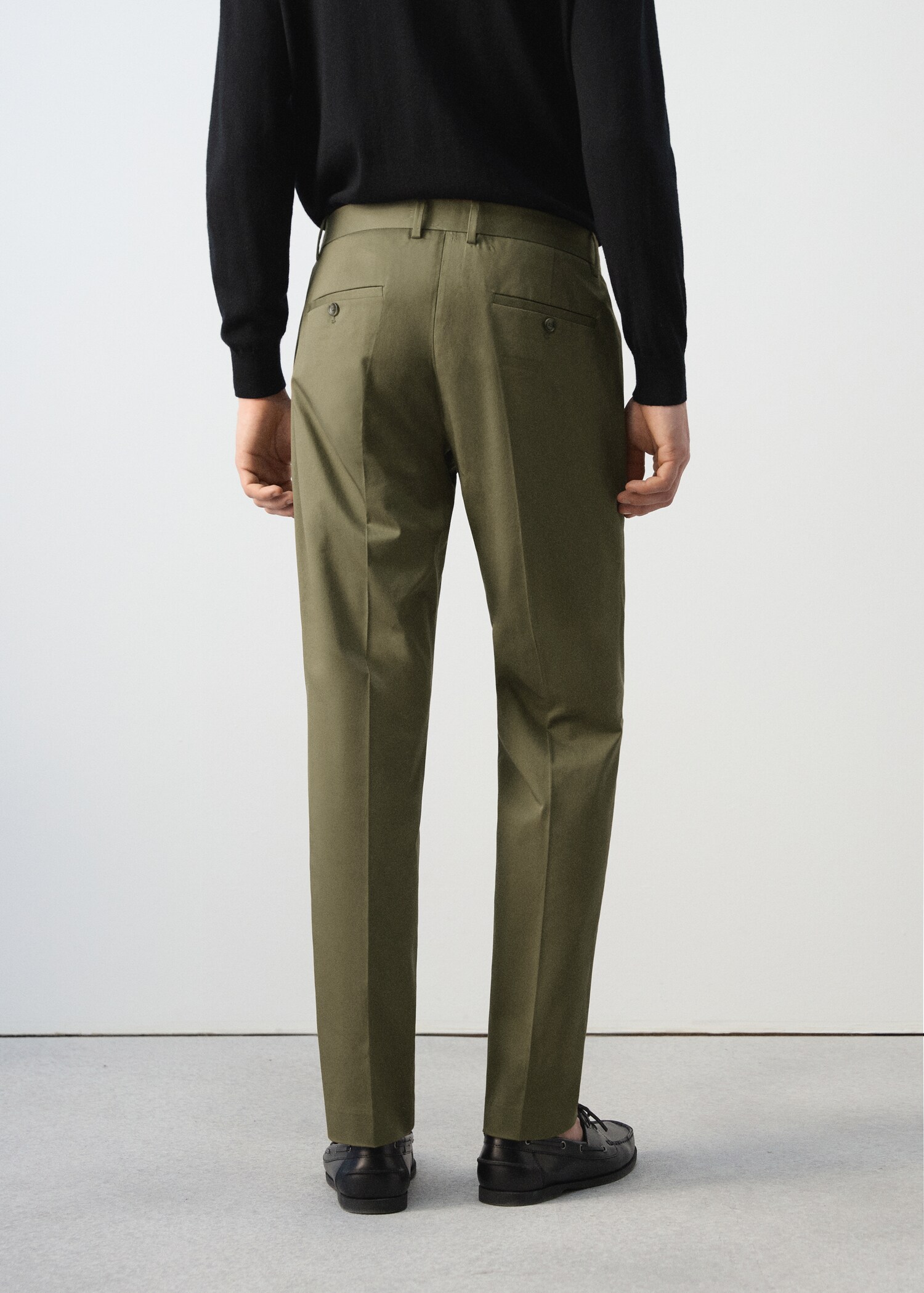 Dublino slim-fit chino trousers - Reverse of the article