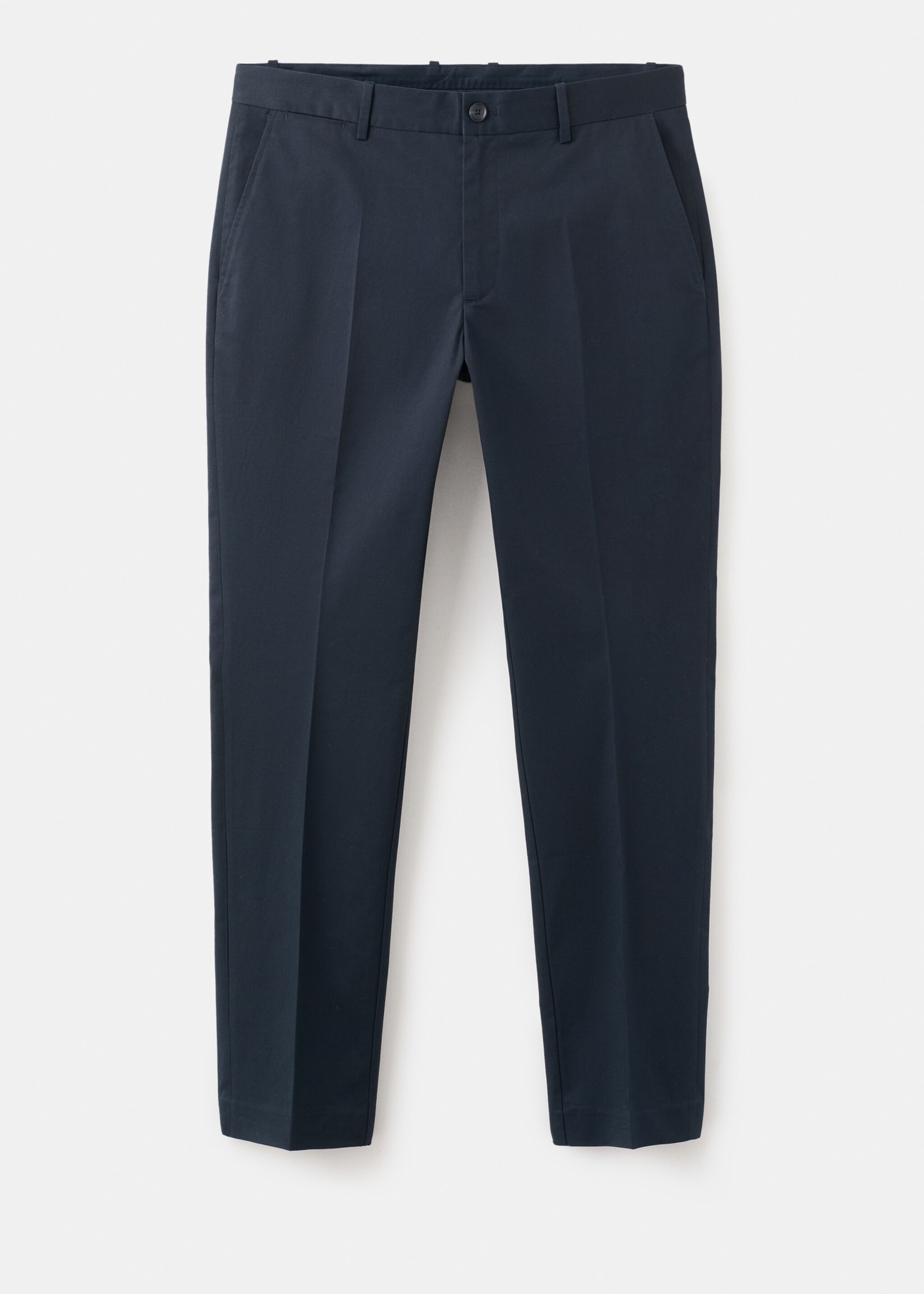 Dublino slim-fit chino trousers - Article without model, Navy. Ref: 27004418-00.