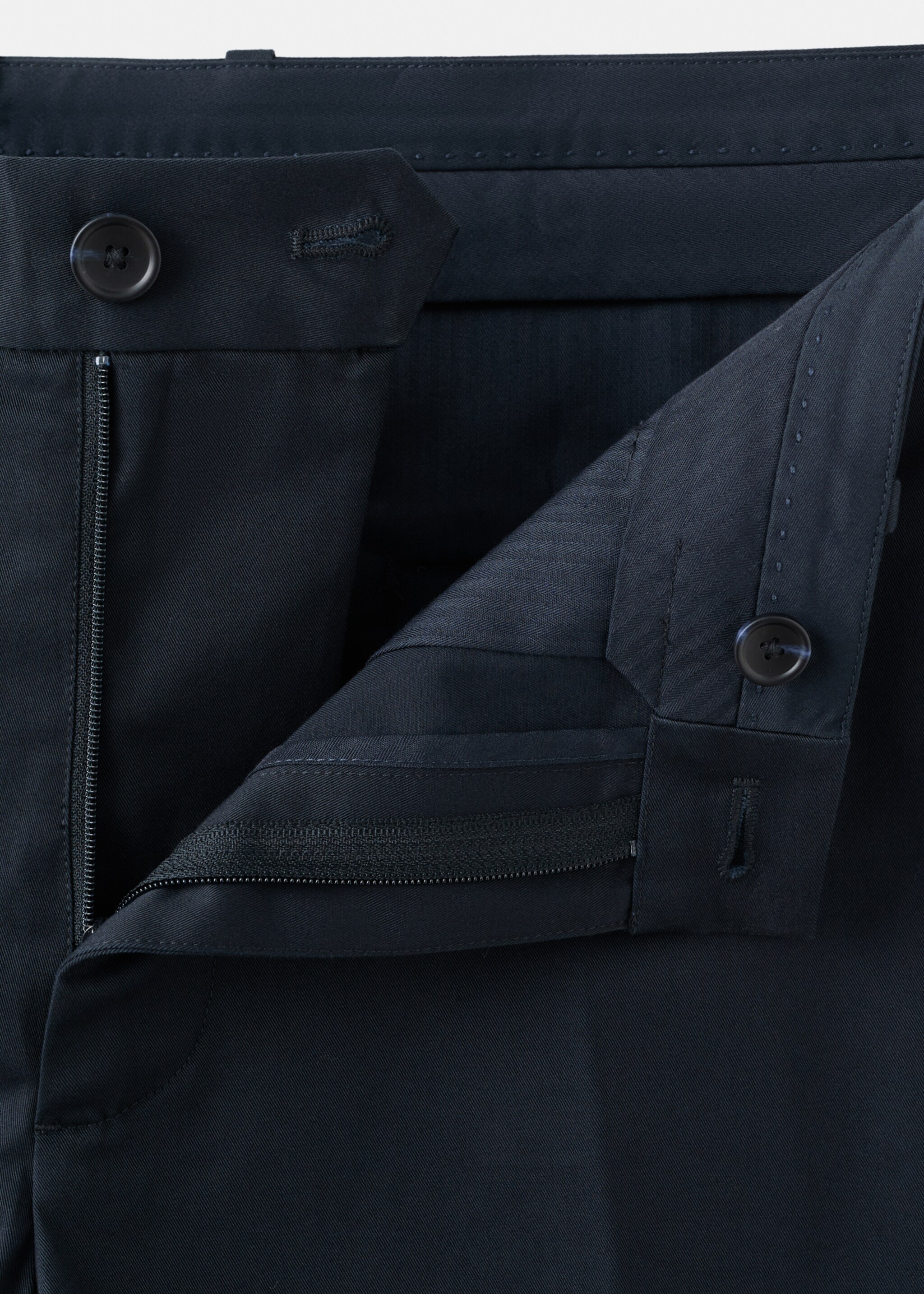 Dublino slim-fit chino trousers - Details of the article 0, Navy. Ref: 27004418-00.