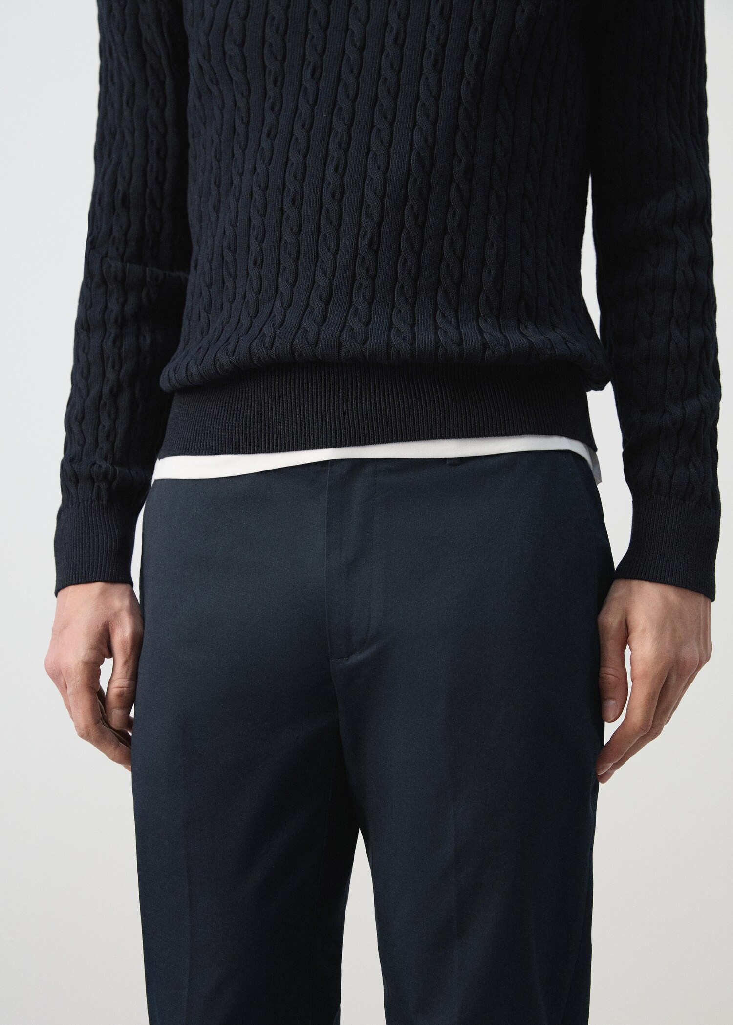 Dublino slim-fit chino trousers - Details of the article 1