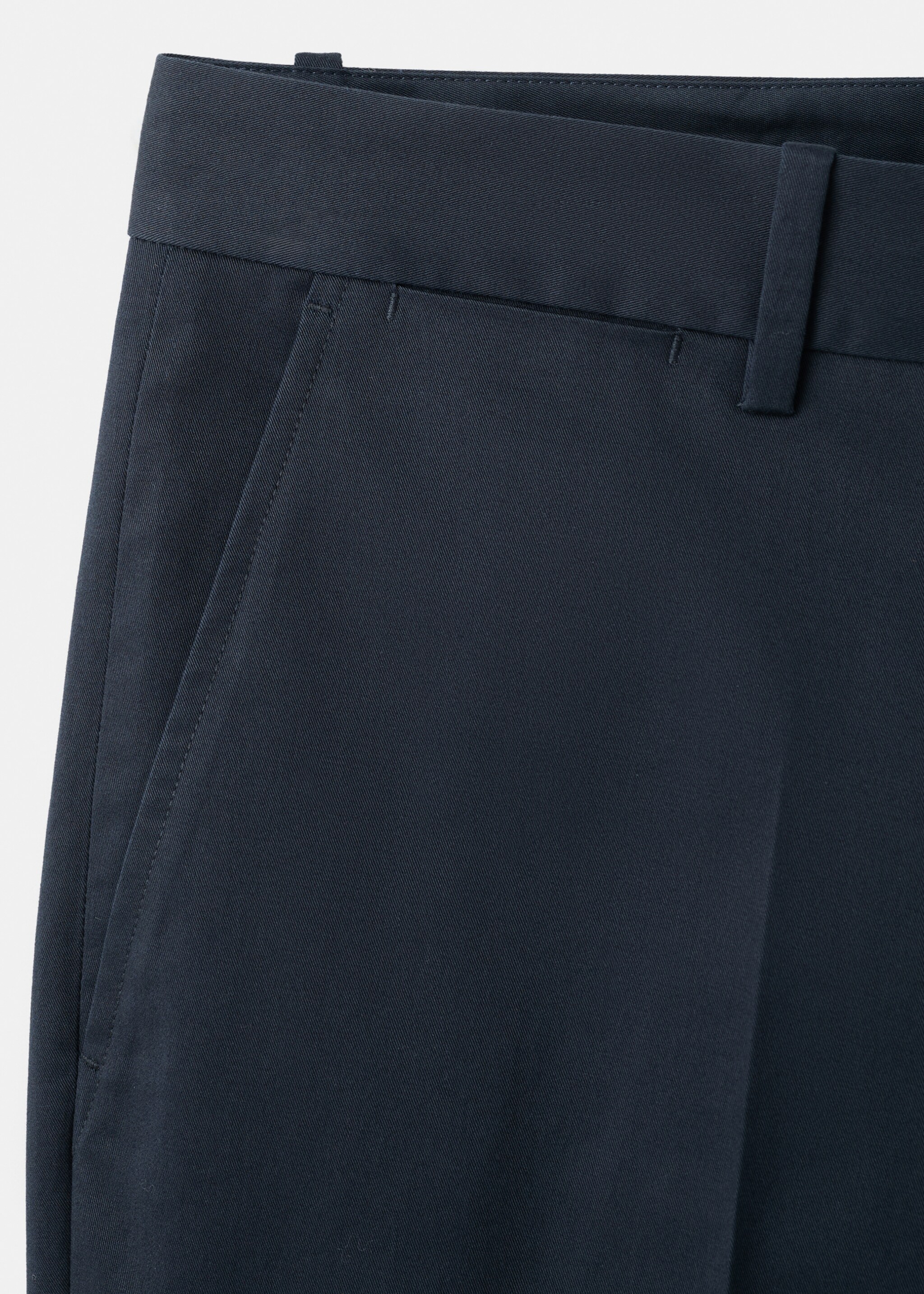 Dublino slim-fit chino trousers - Details of the article 8, Navy. Ref: 27004418-00.