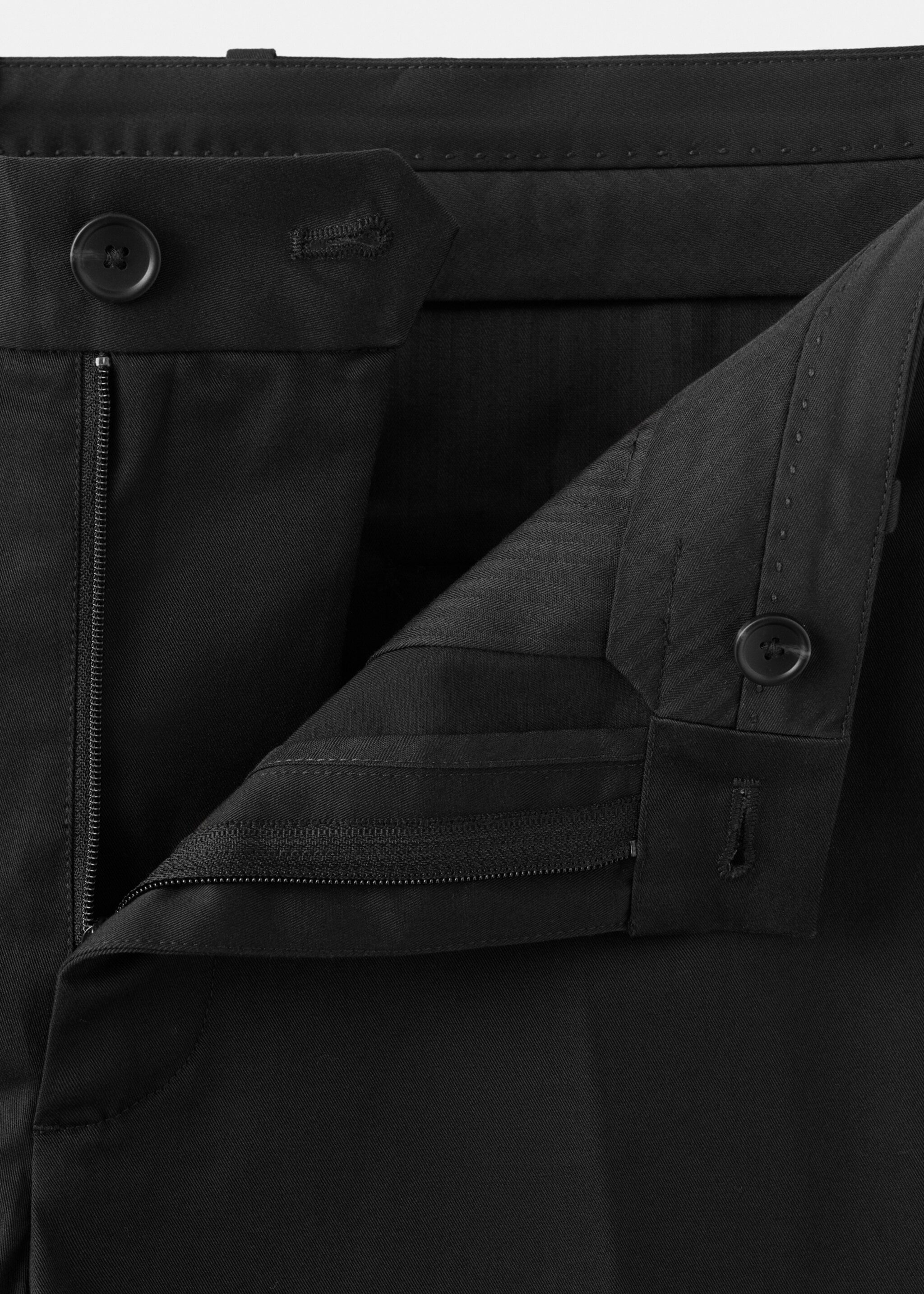 Dublino slim-fit chino trousers - Details of the article 0, Black. Ref: 27004418-00.