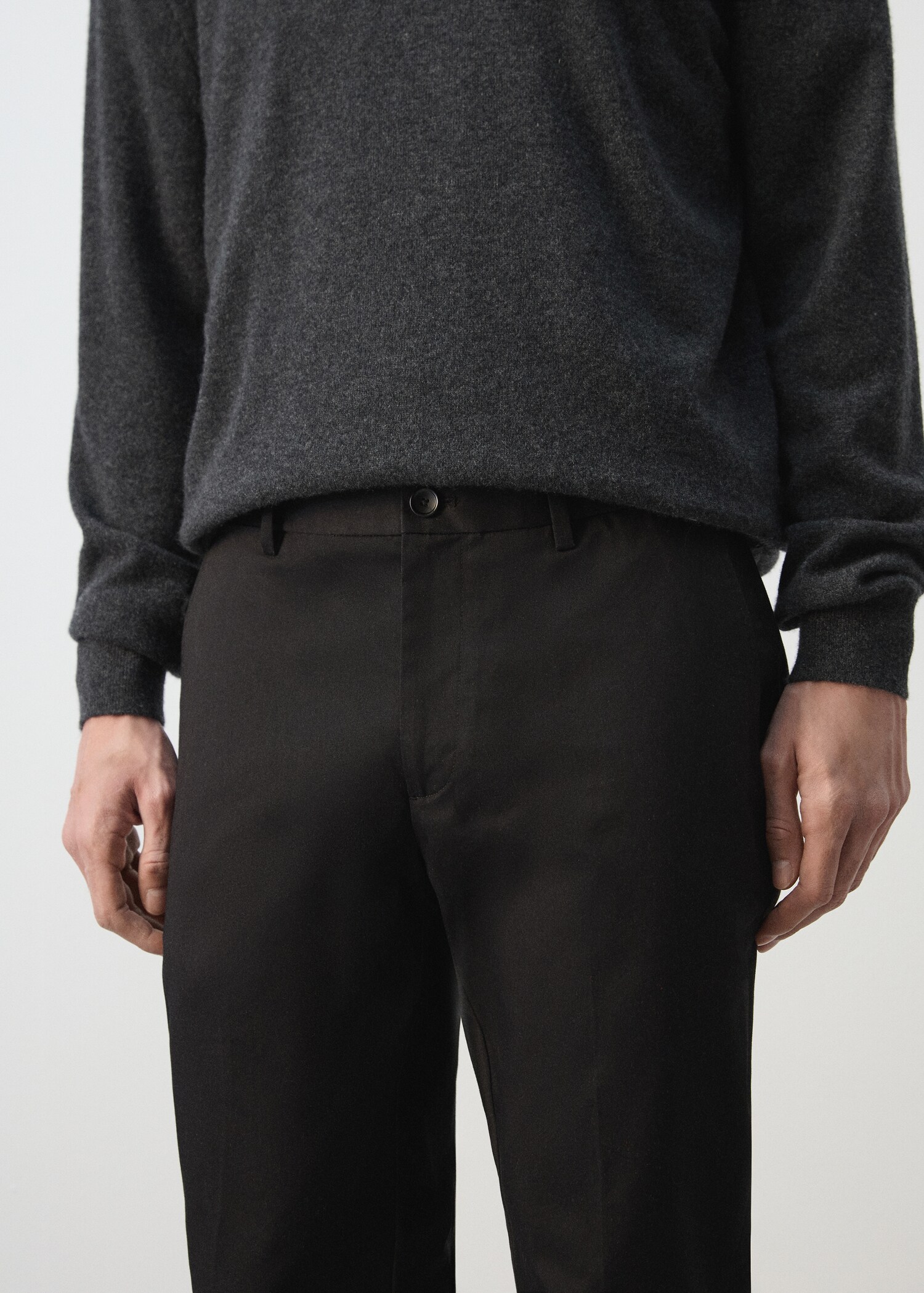 Dublino slim-fit chino trousers - Details of the article 1