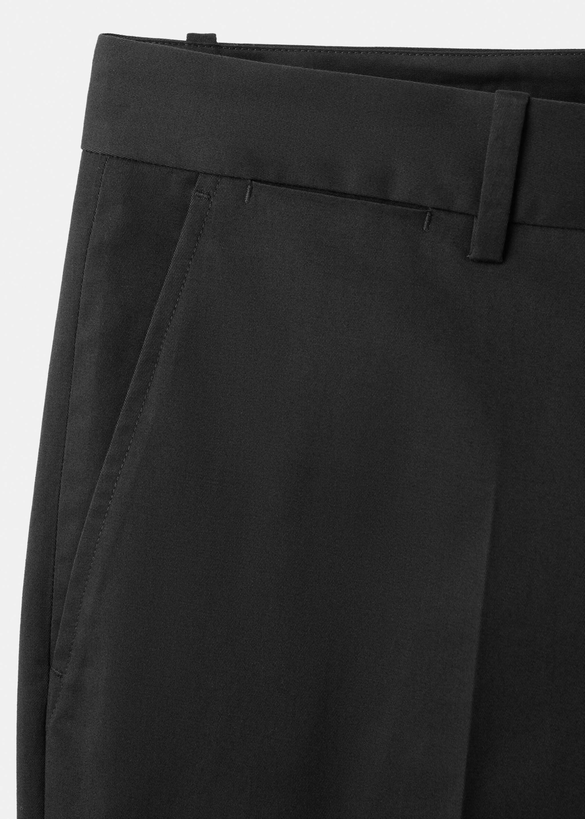 Dublino slim-fit chino trousers - Details of the article 8, Black. Ref: 27004418-00.