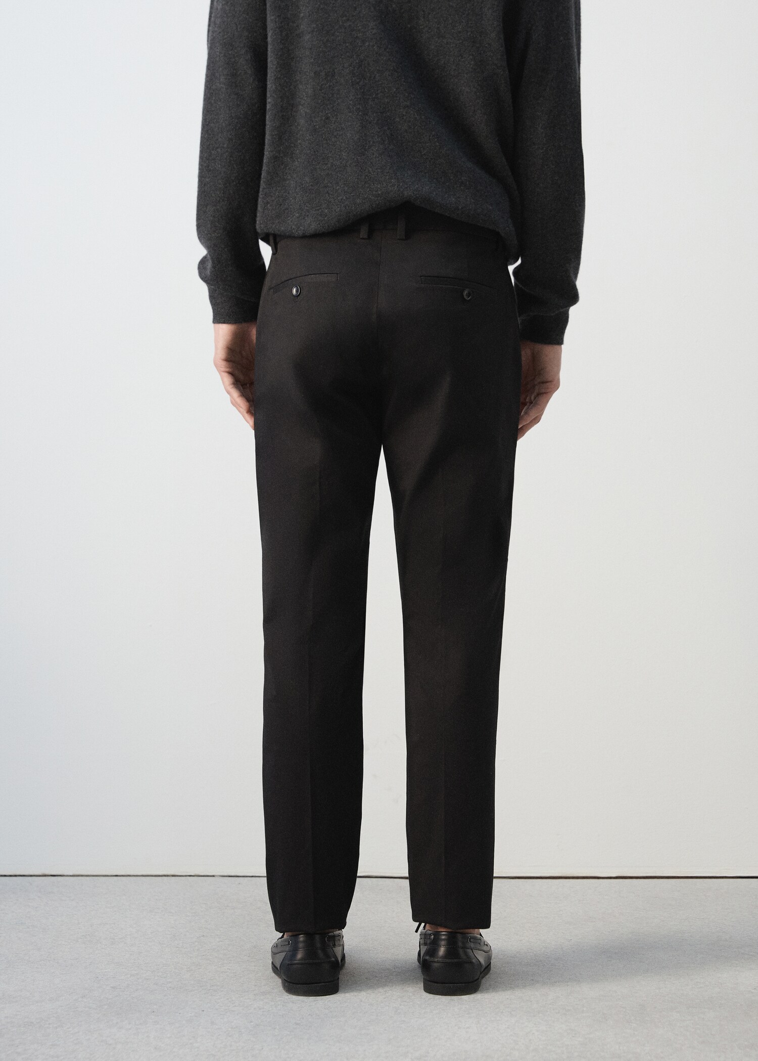 Dublino slim-fit chino trousers - Reverse of the article
