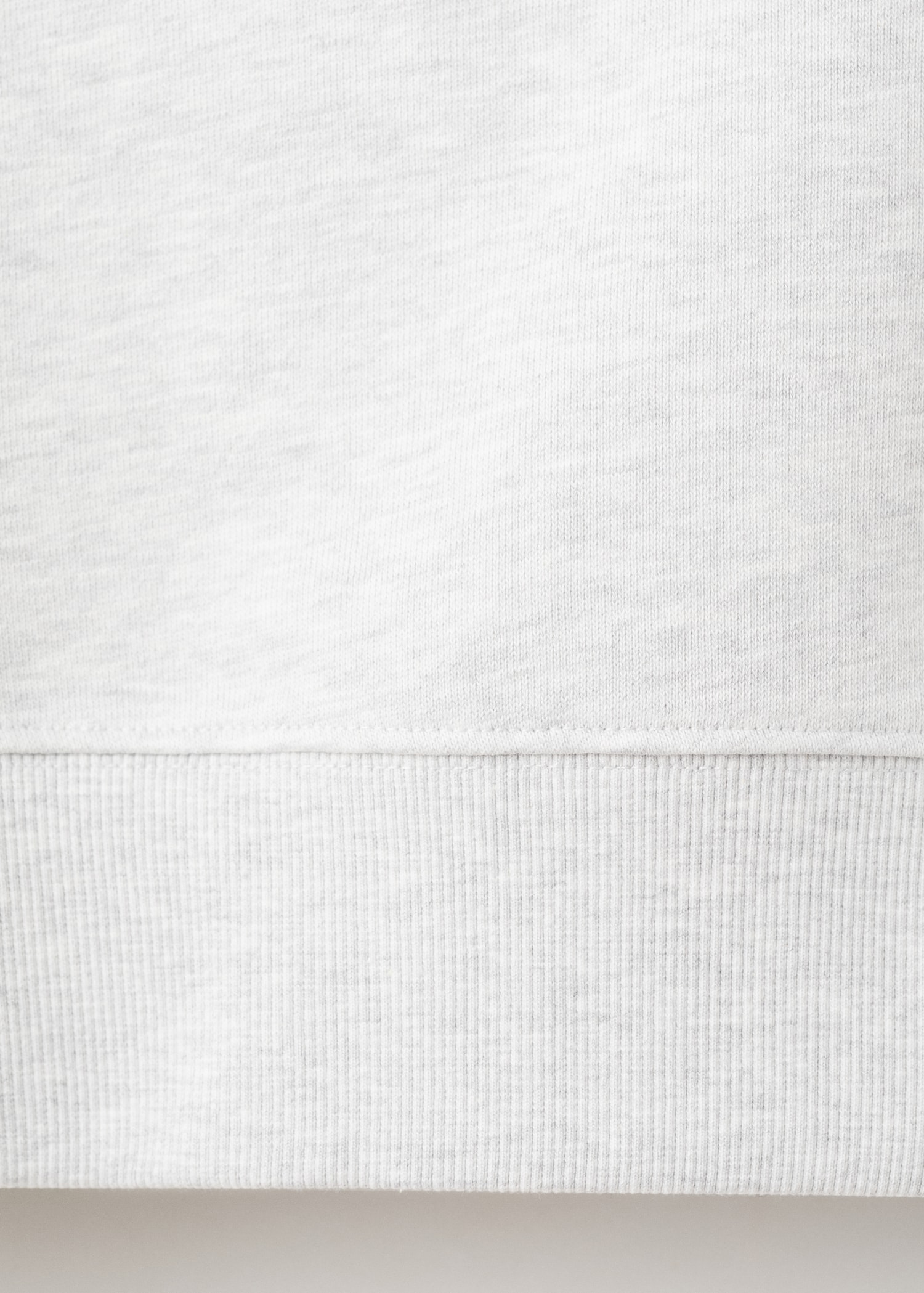 Cropped cotton sweatshirt - Details of the article 0
