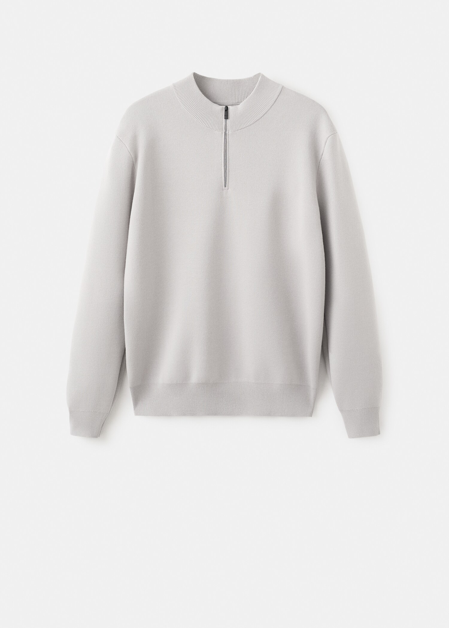 Comfort-Stretch-Pullover mit Reißverschluss - Artikel ohne Model