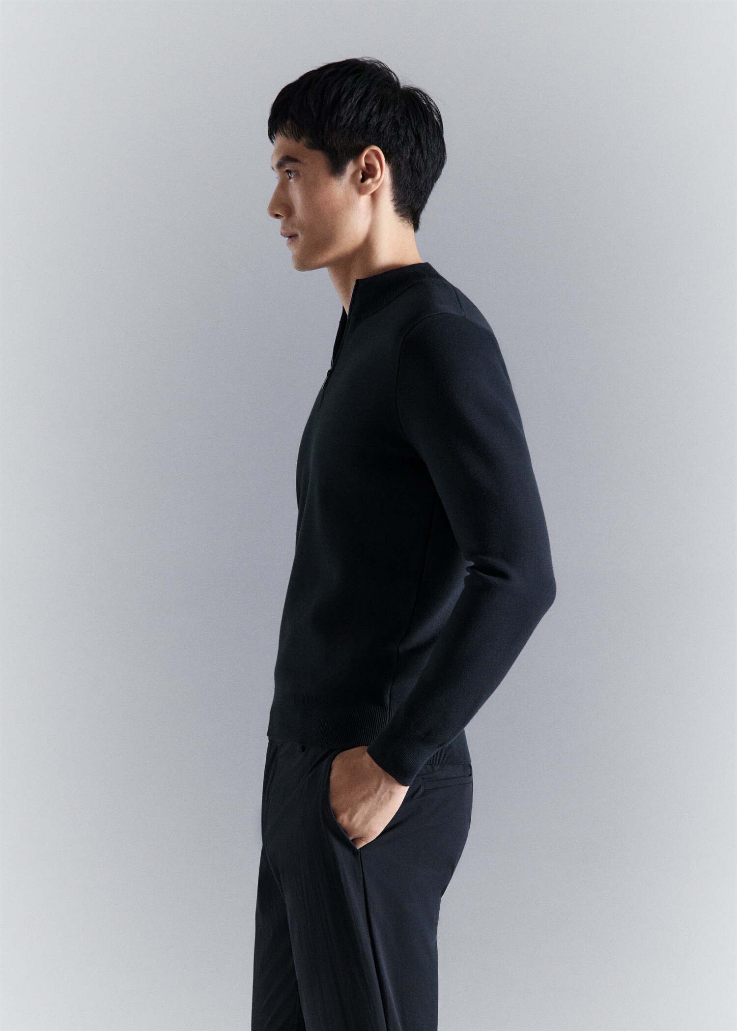 Comfort stretch zip jersey - Details of the article 2