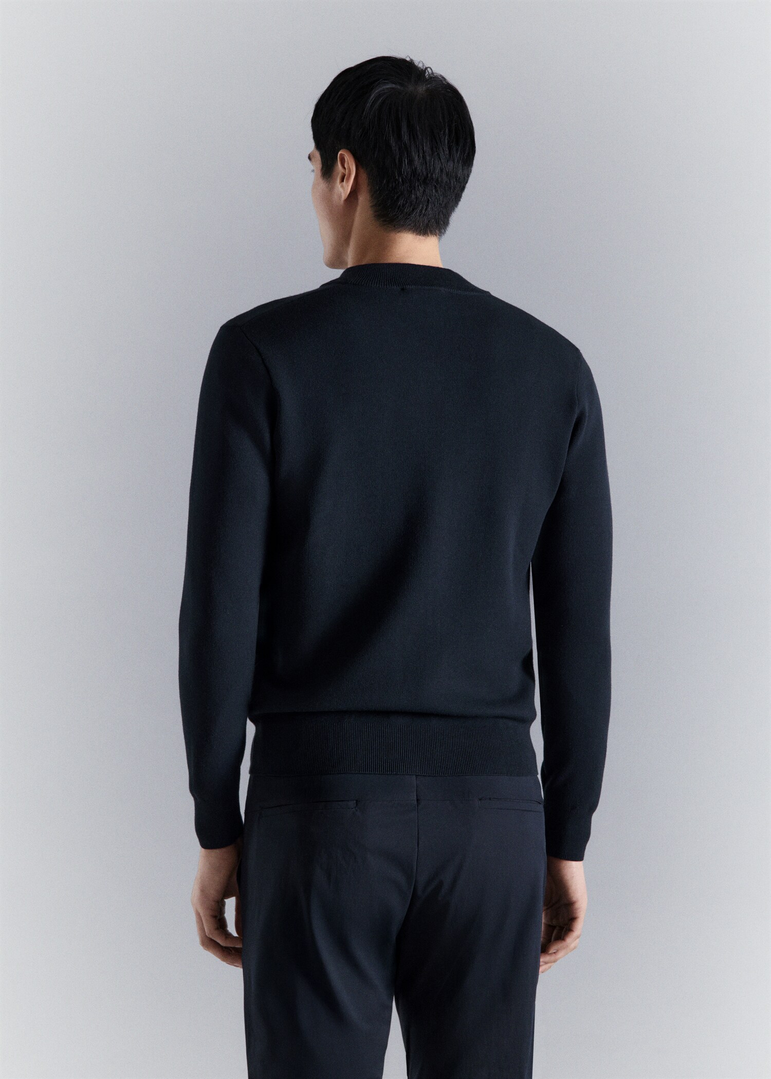 Comfort stretch zip jersey - Reverse of the article