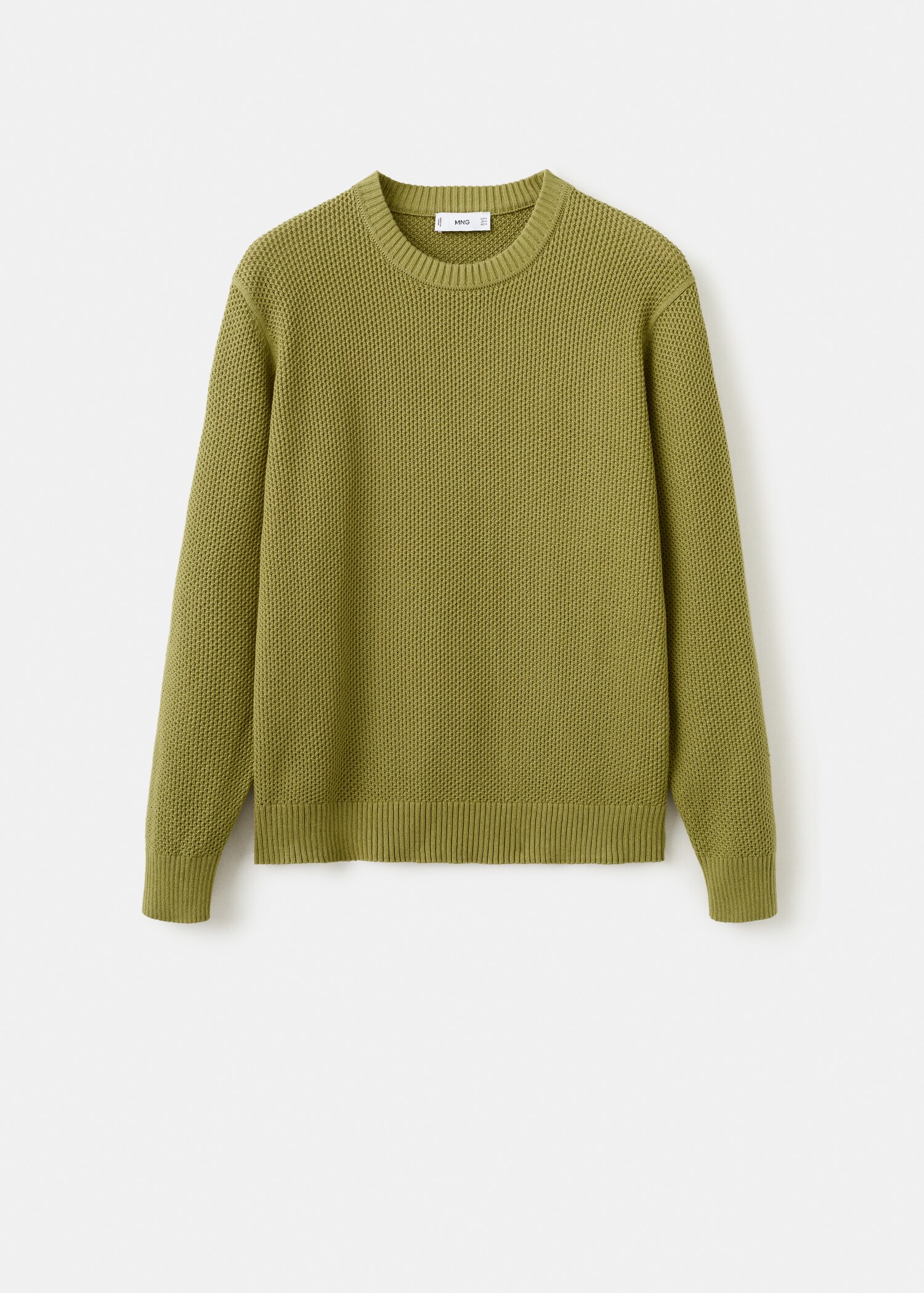 سترة متوسطة الحياكة ذات بنية دقيقة - منتج دون نموذج