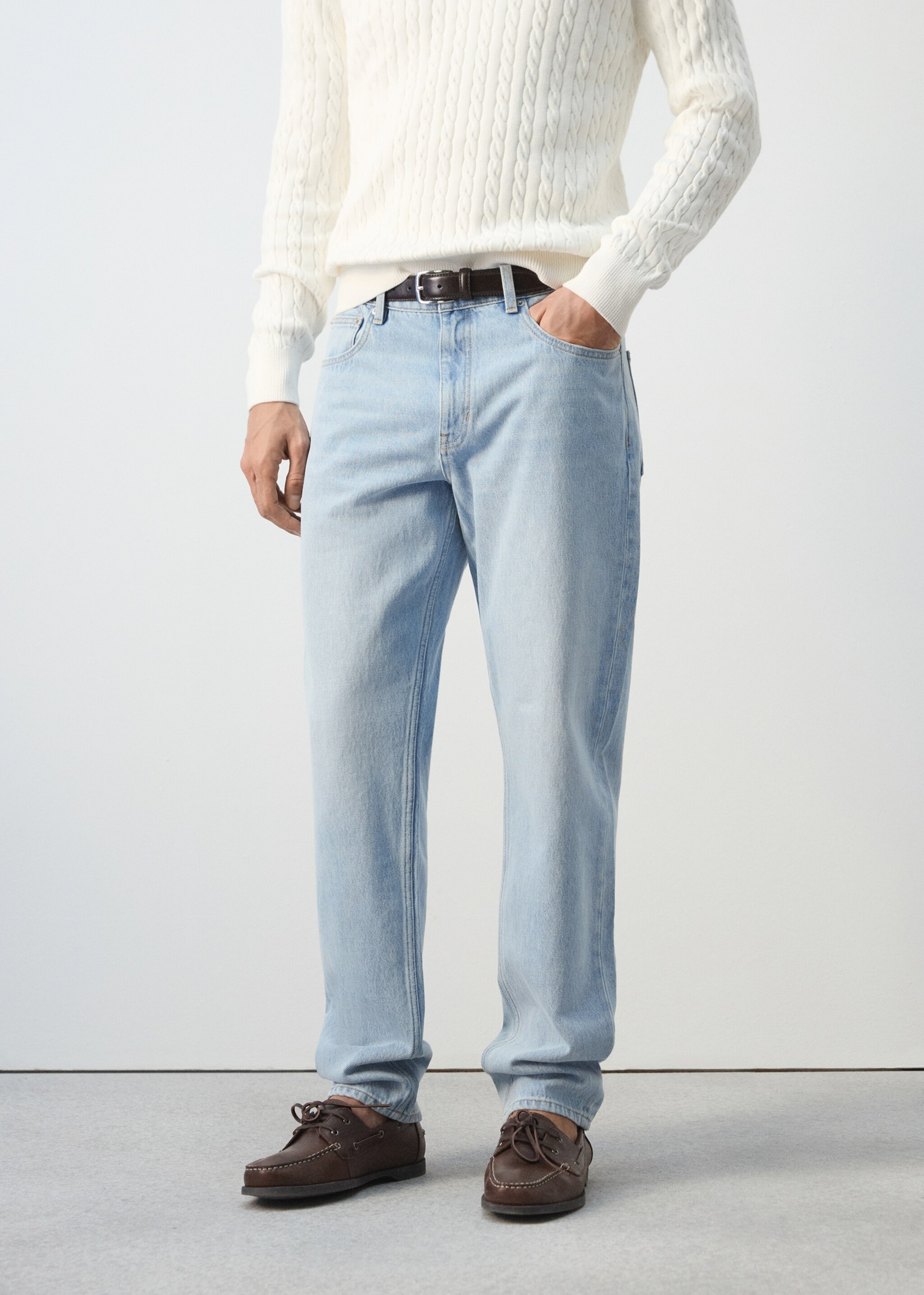 Bob regular-fit jeans - Medium plane, Bleach Blue. Ref: 27004432-00.
