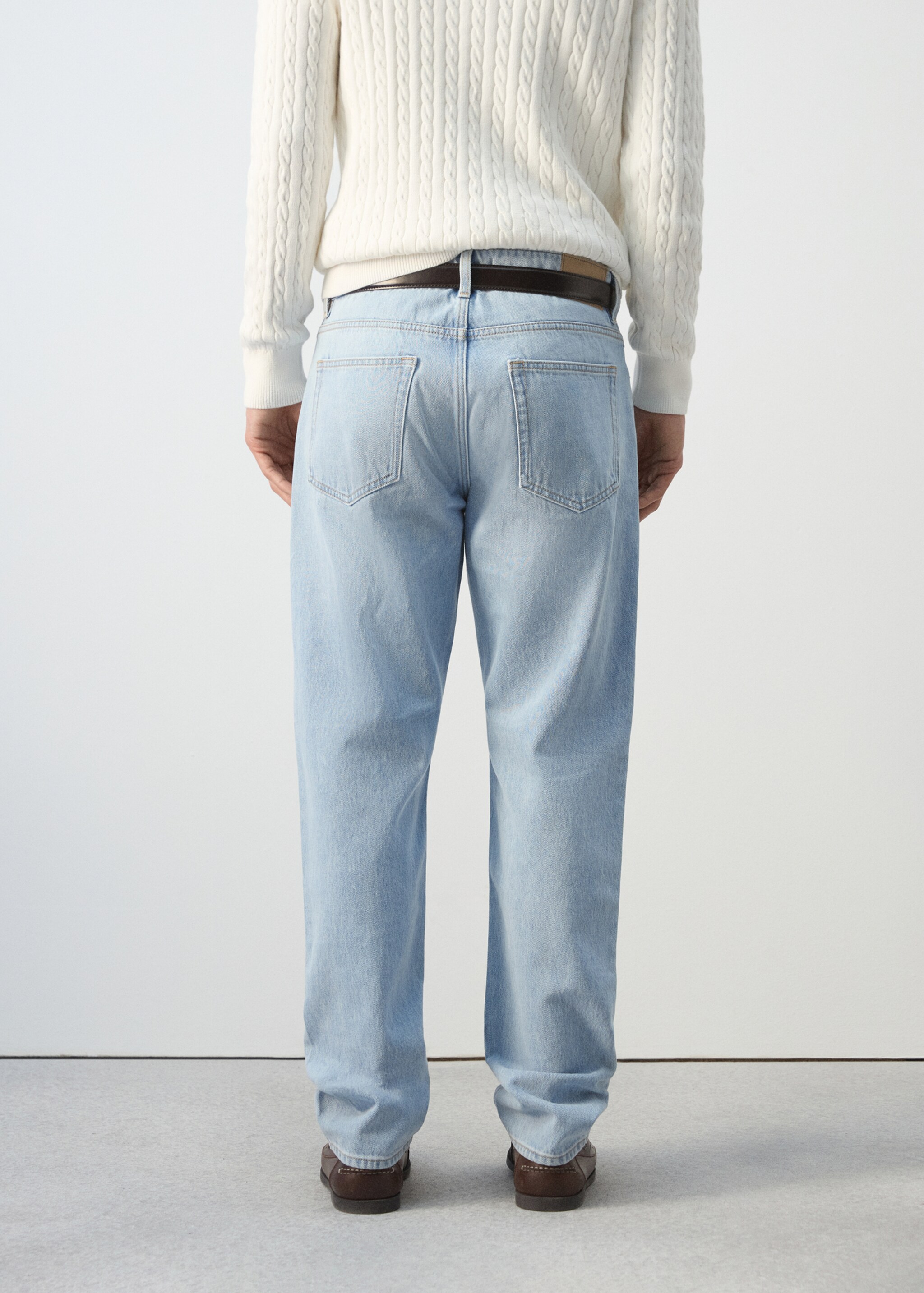 Bob regular-fit jeans - Reverse of the article, Bleach Blue. Ref: 27004432-00.