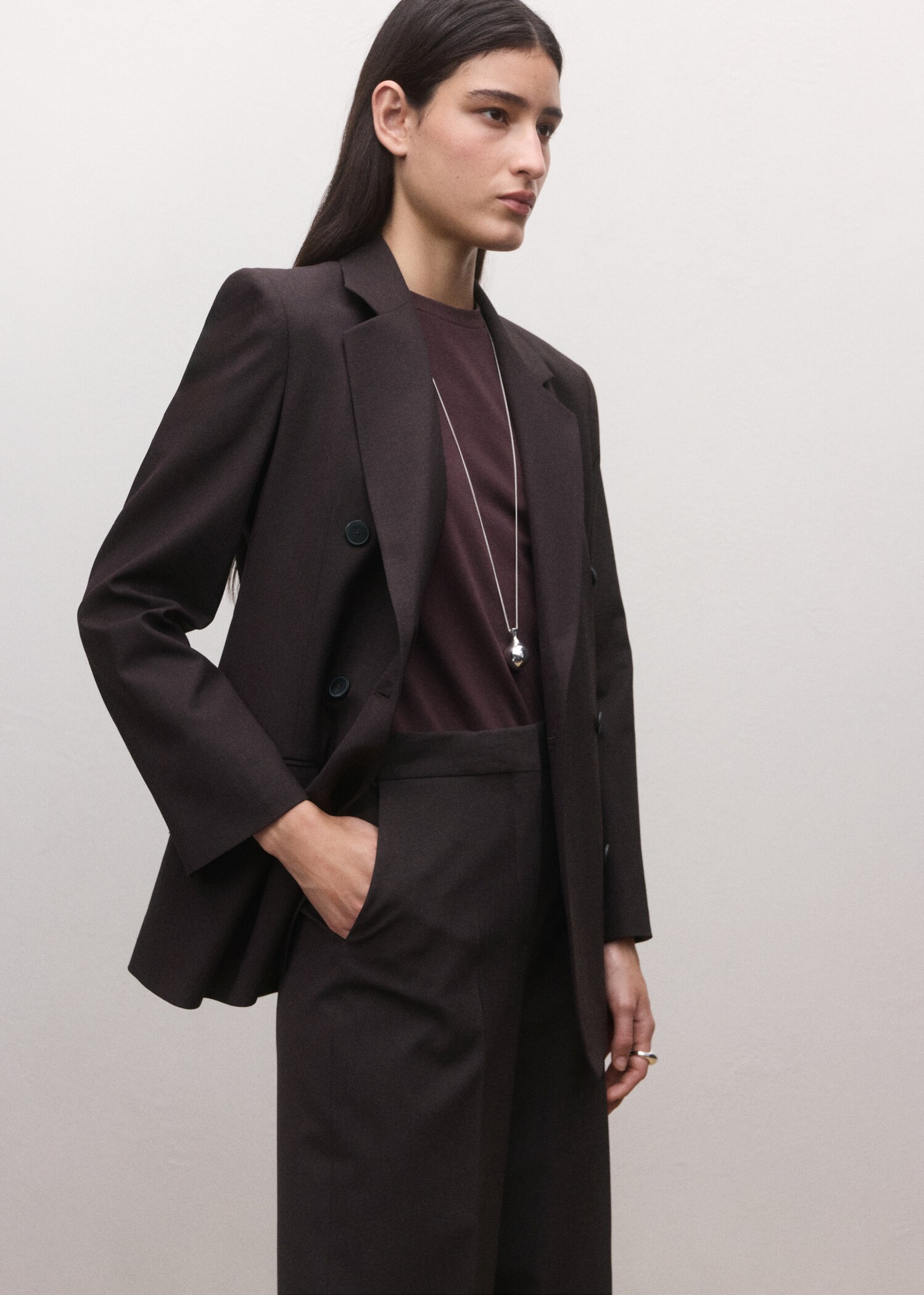 Pantalon de costume laine taille normale - Détail de l'article 1