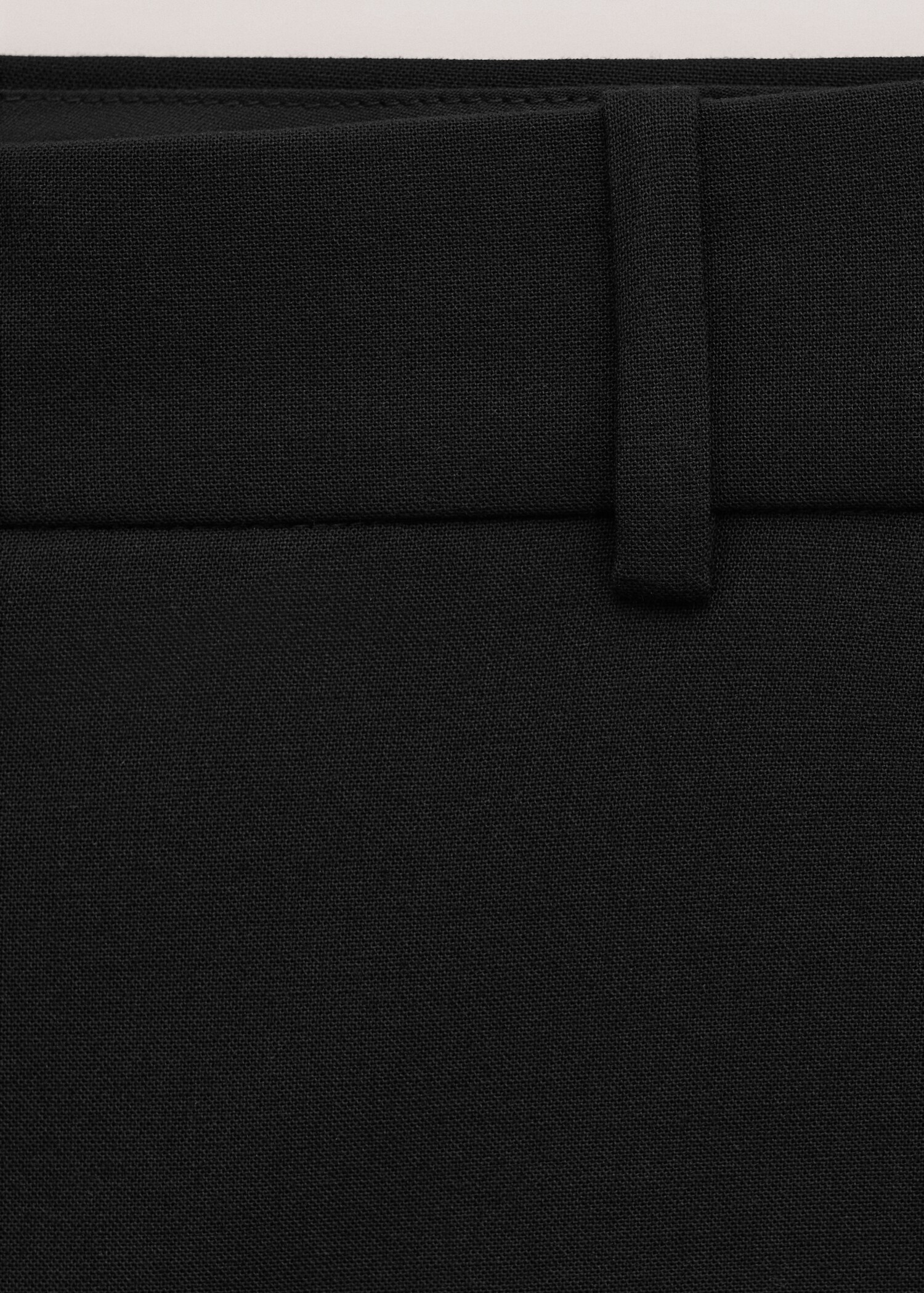 بنطلون فضفاض بخصر متوسط - تفاصيل المنتج 0