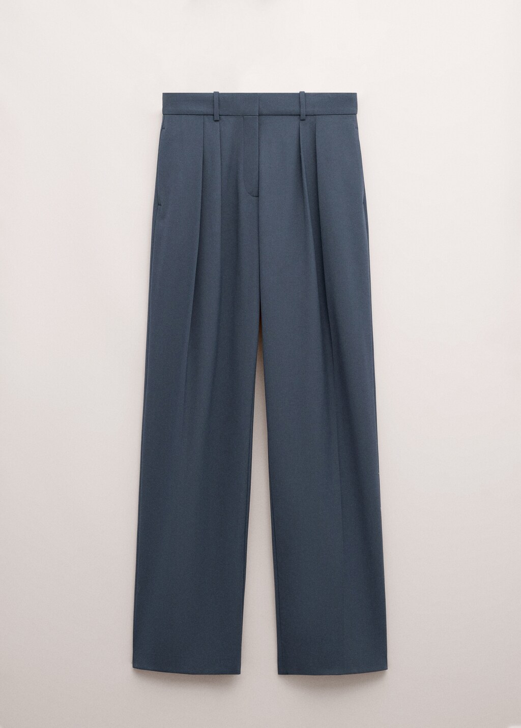 Straight wool suit pants - image 3